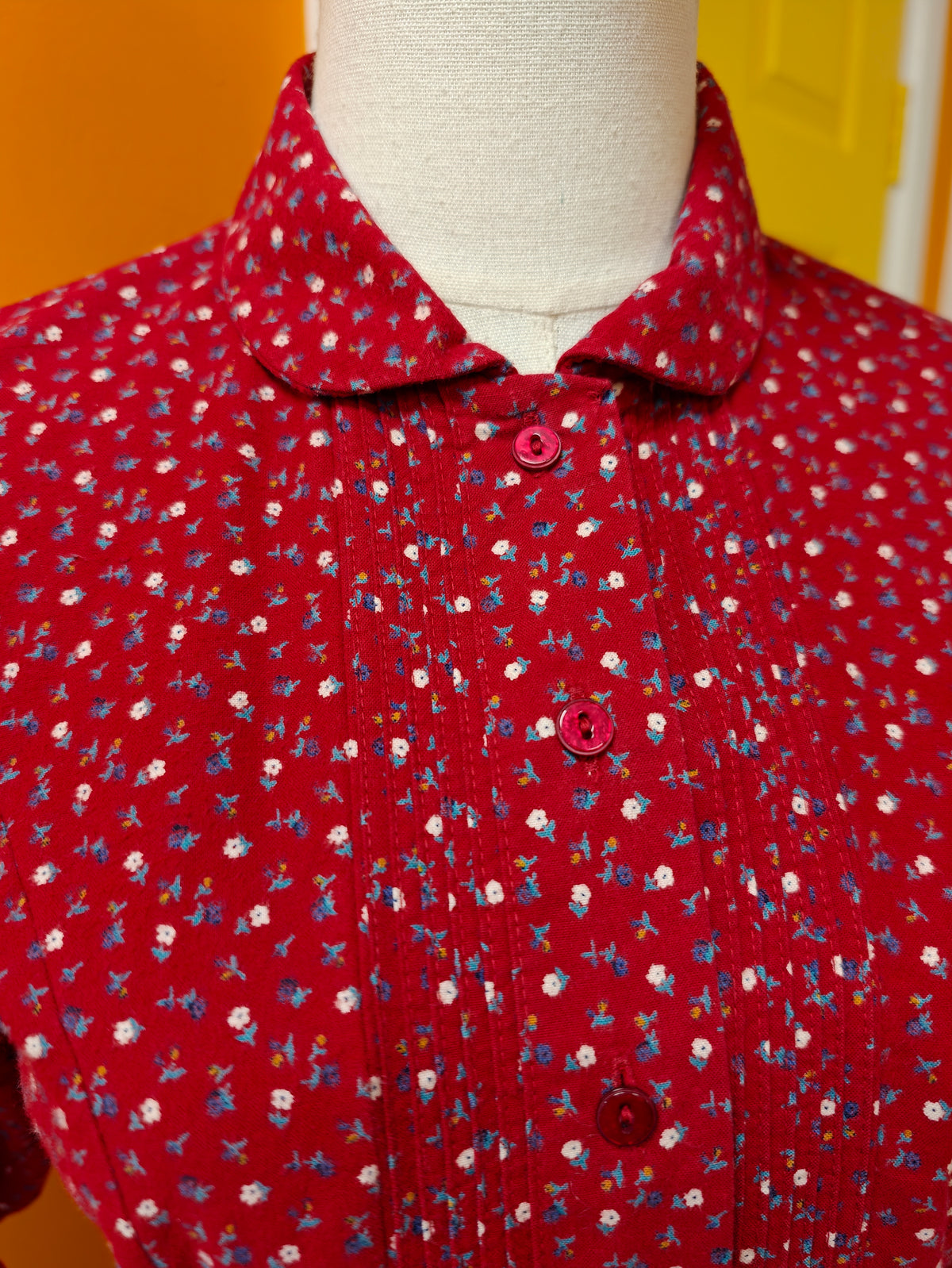 1980s St Michael cotton blouse - XS/S