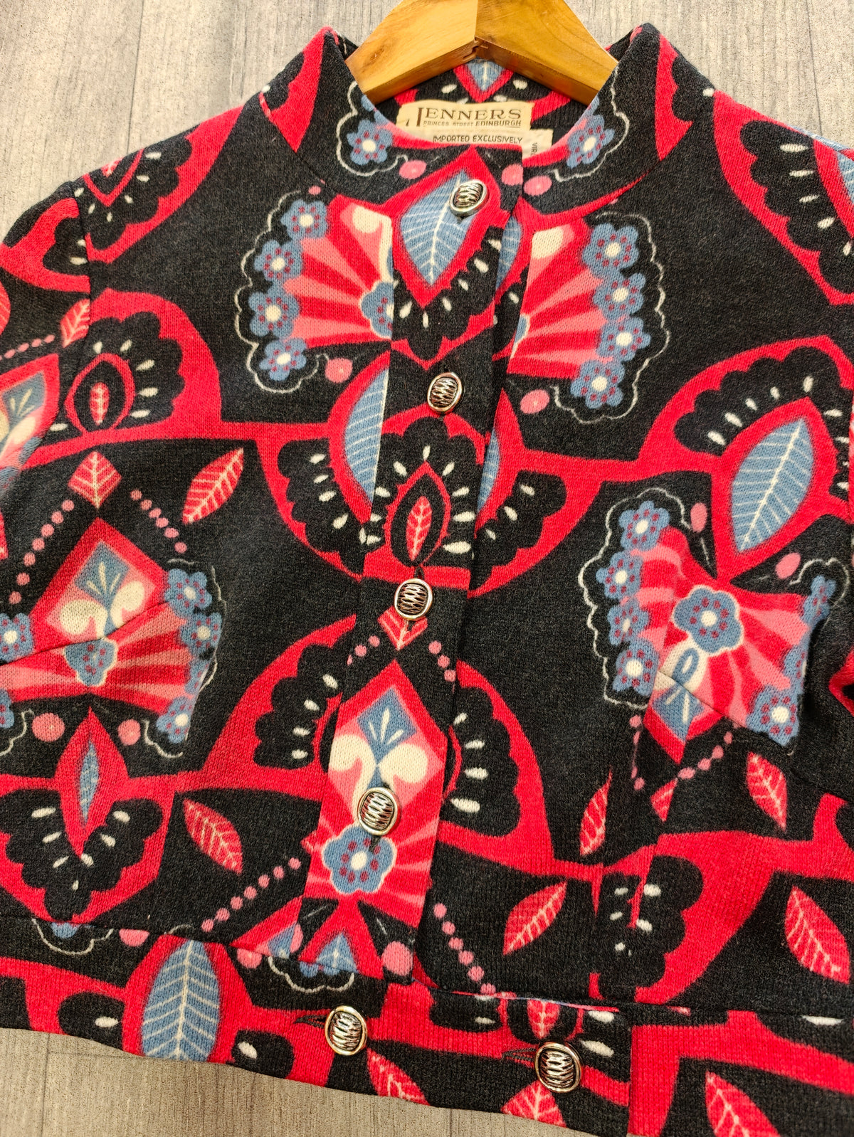 Gorgeous 1960s Eva Fisher couture wool skirt suit - S/8/10