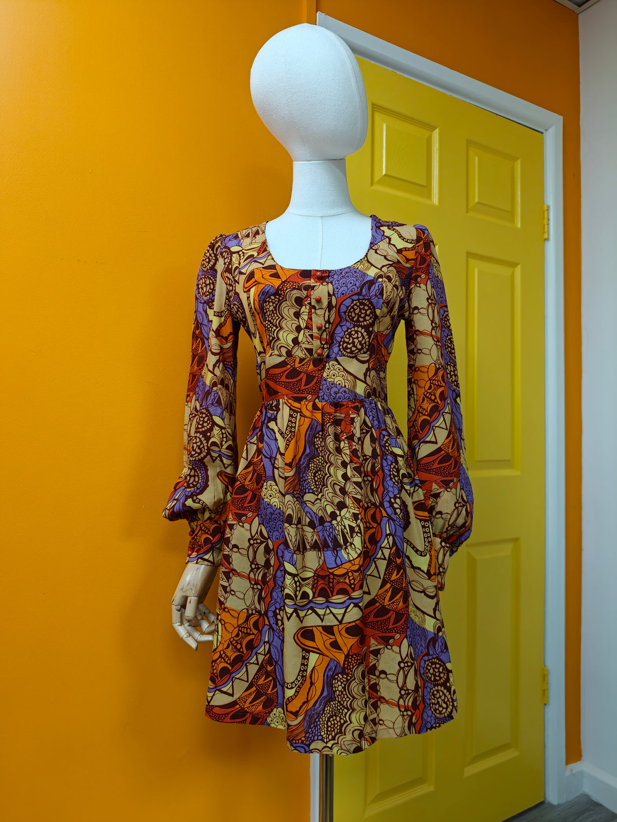 Psychedelic Dollyrockers mini dress - S/8