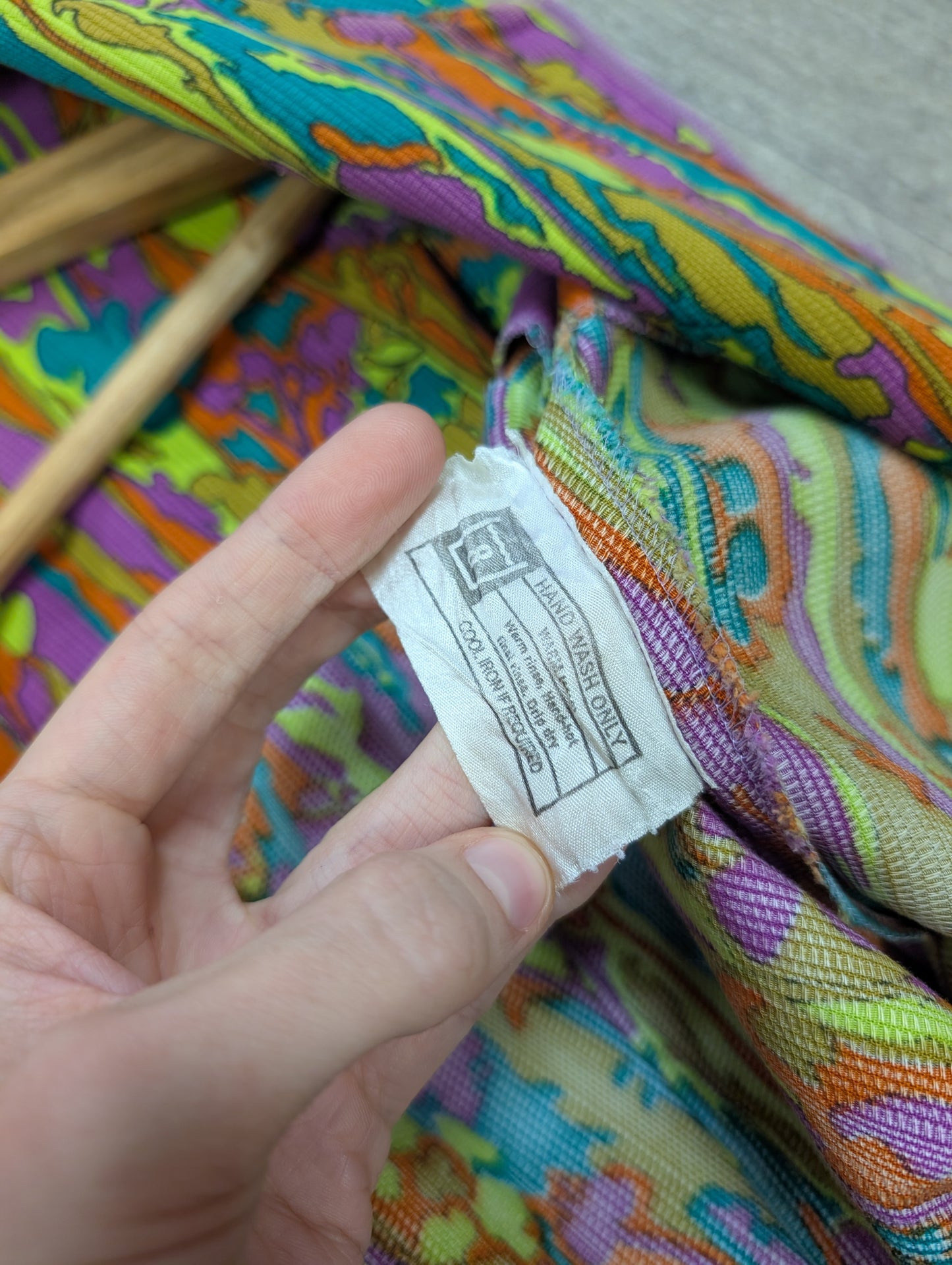 1960s Ladies Pride psychedelic dress - S/10