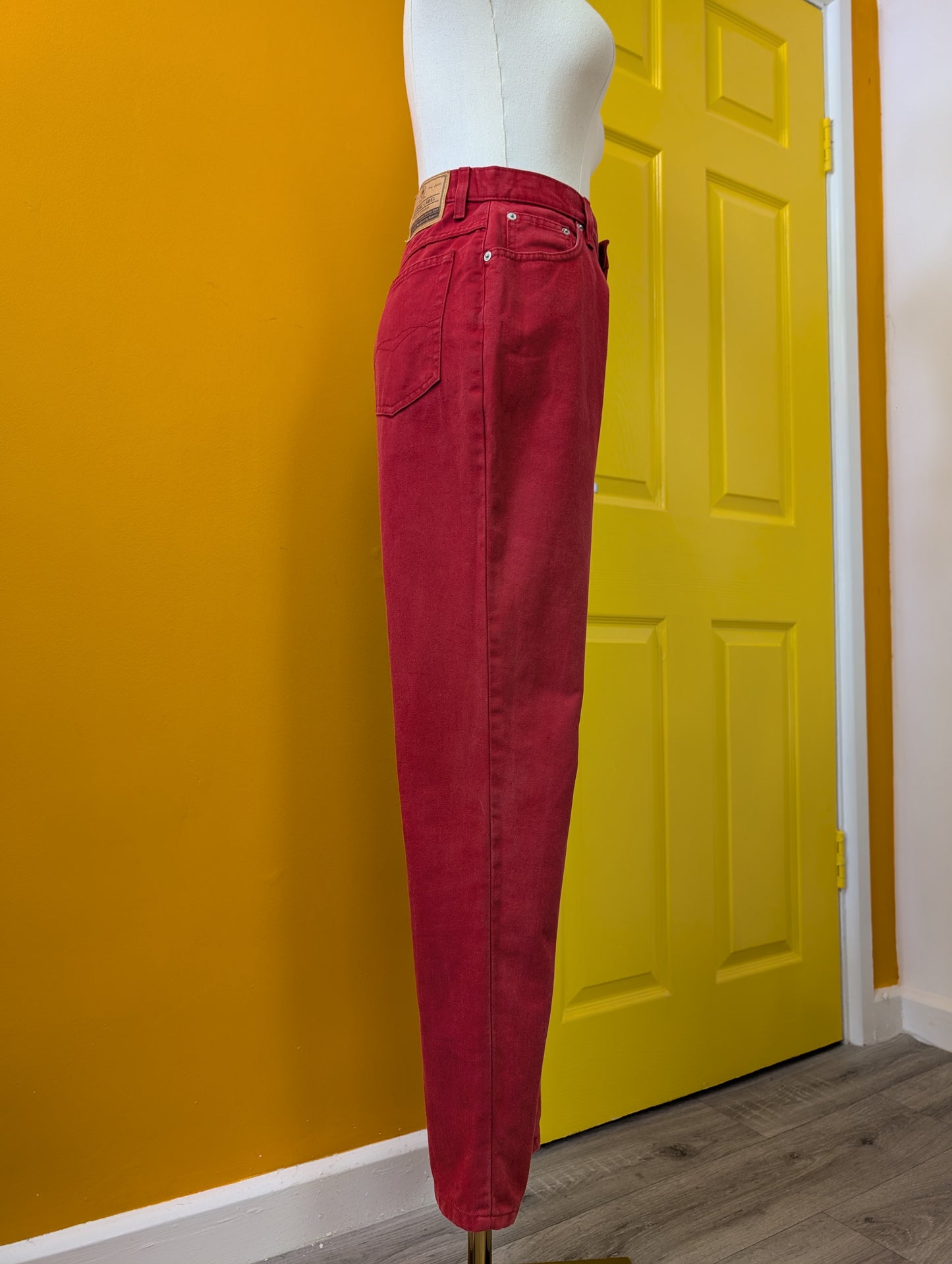 1990s St Michael red jeans - 26"W 30"L