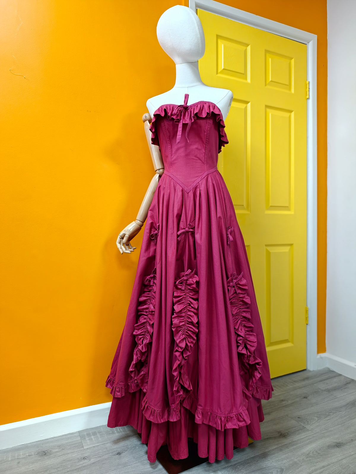 1980s Laura Ashley Bo Peep cotton dress - XS/6
