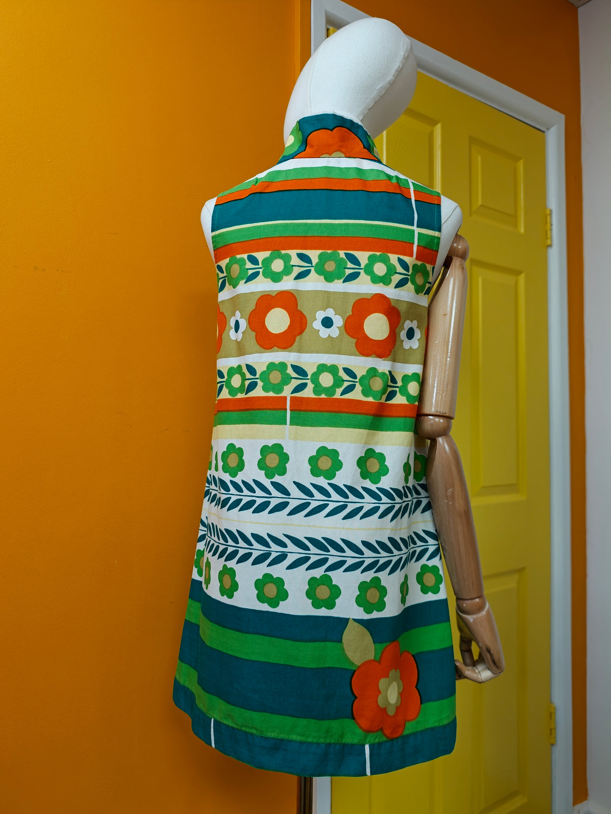 1960s Eres Paris cotton mini dress - XS/S