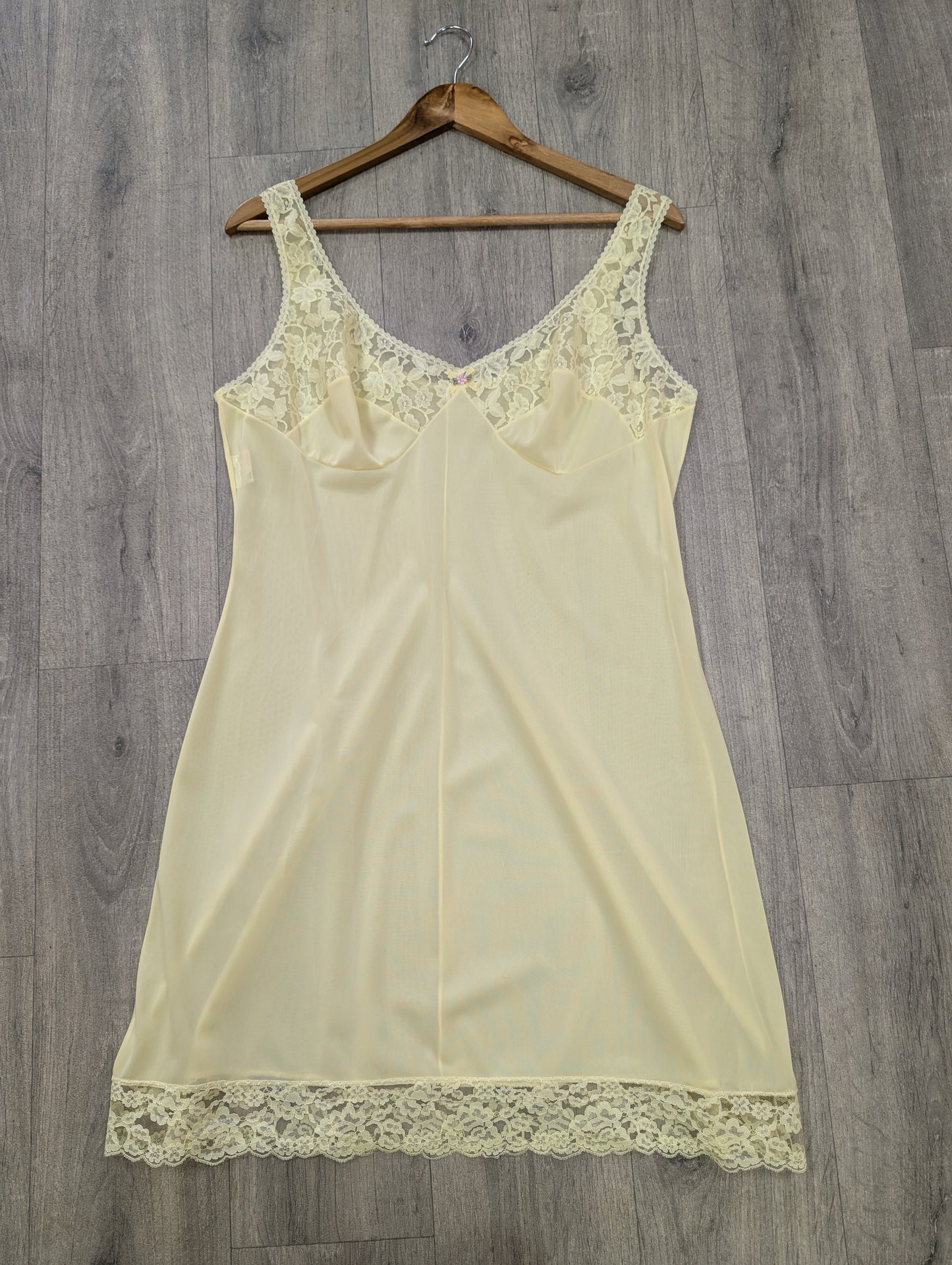 60s/70s Kayser yellow nightdress - M