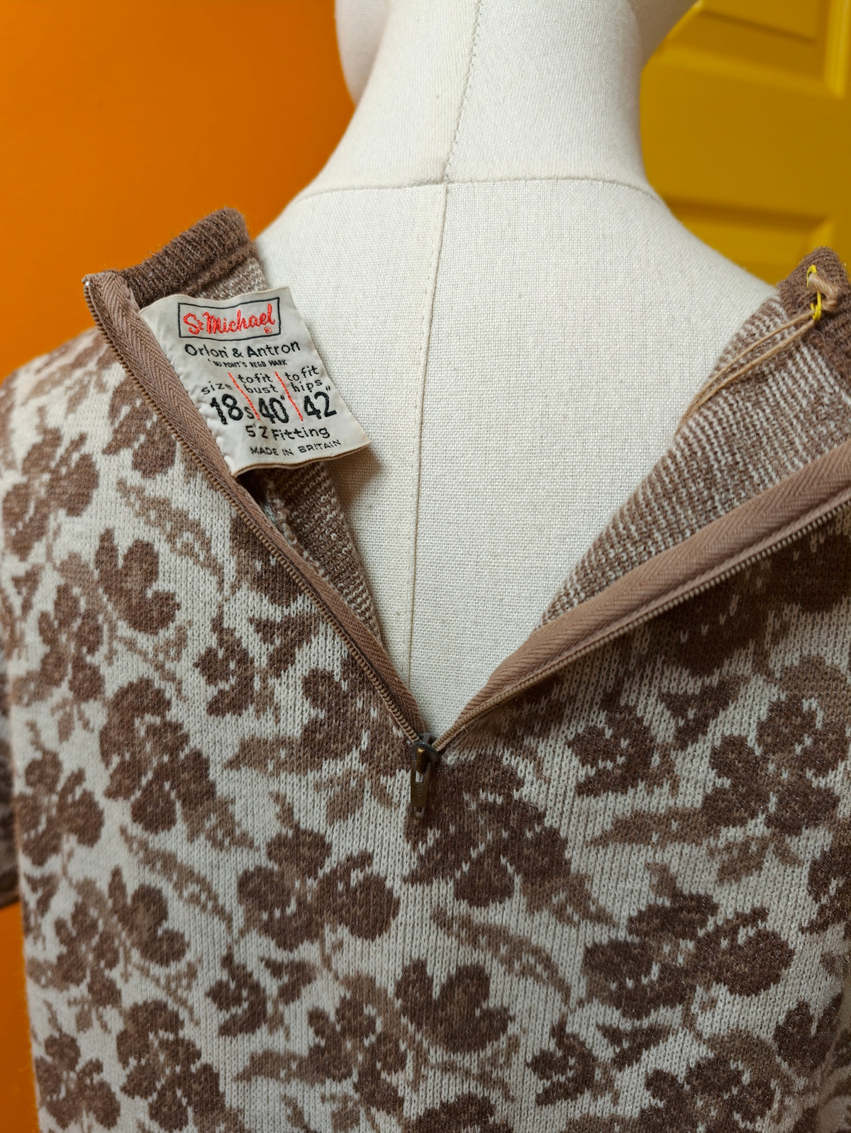 1960s St Michael knitted dress - M/L/14/16