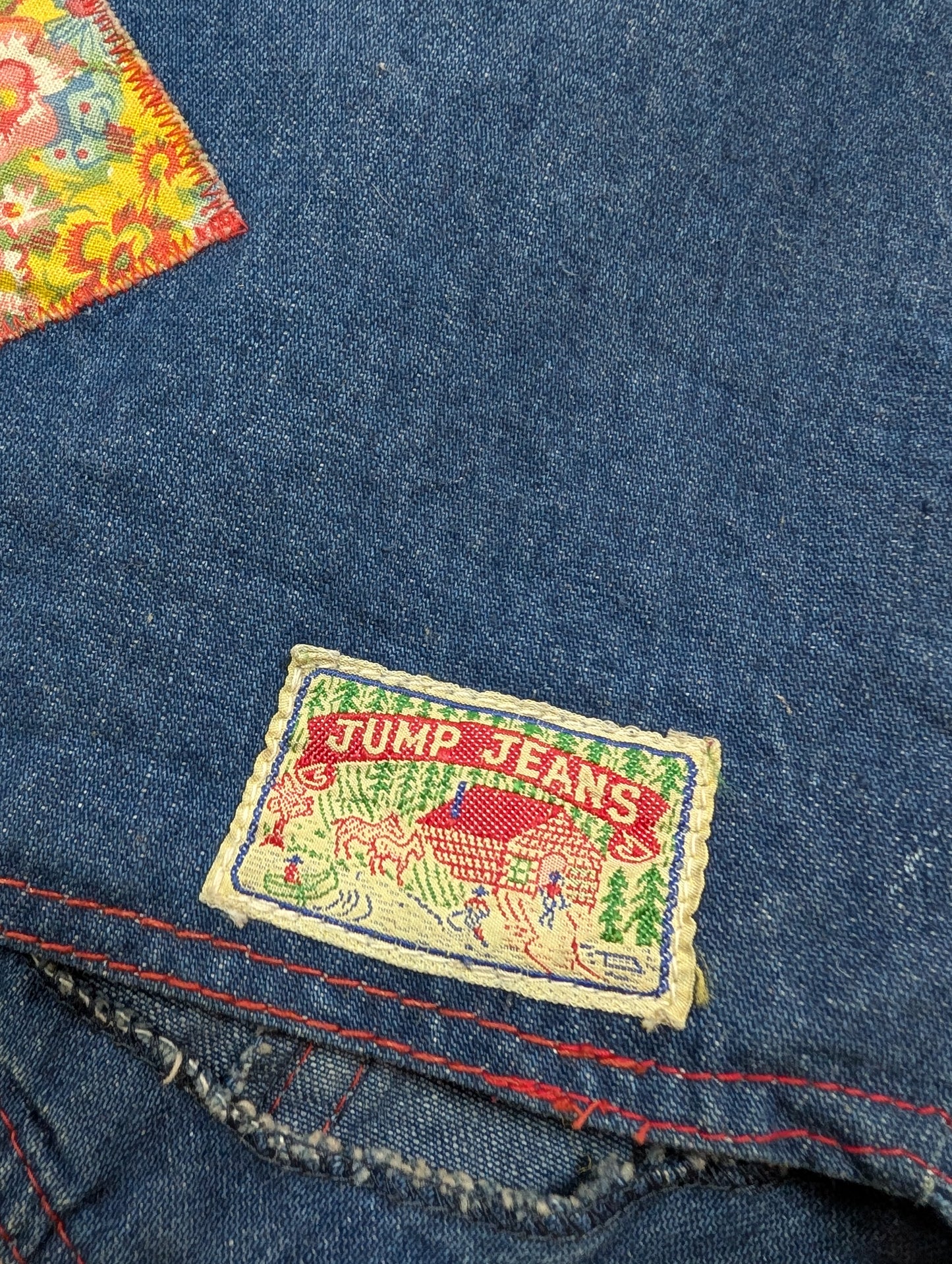 1970s Jump Jeans denim waistcoat - XS