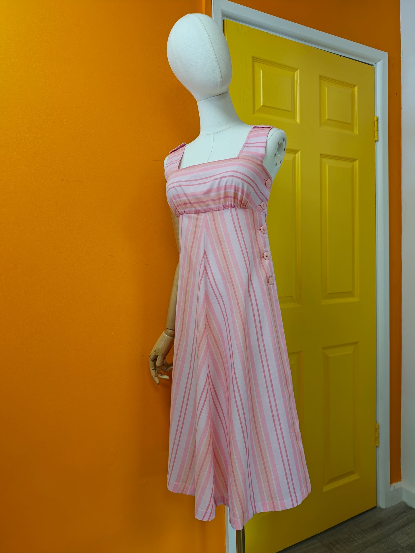 1970s Hamells pink dress - XS
