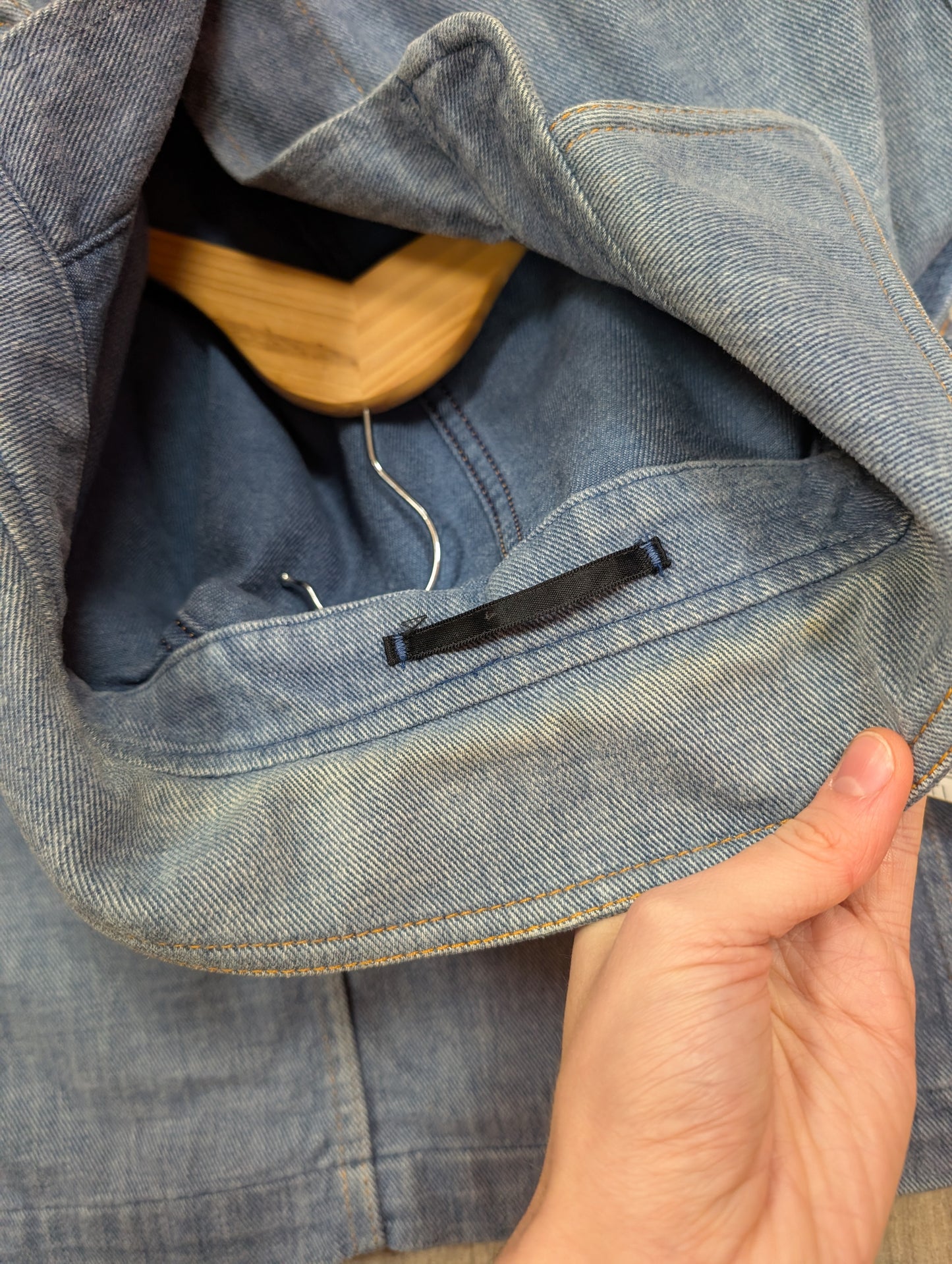 1970s St Michael denim safari jacket