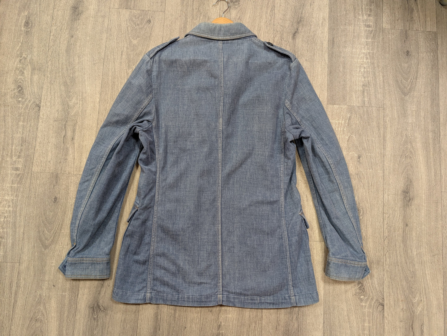 1970s St Michael denim safari jacket