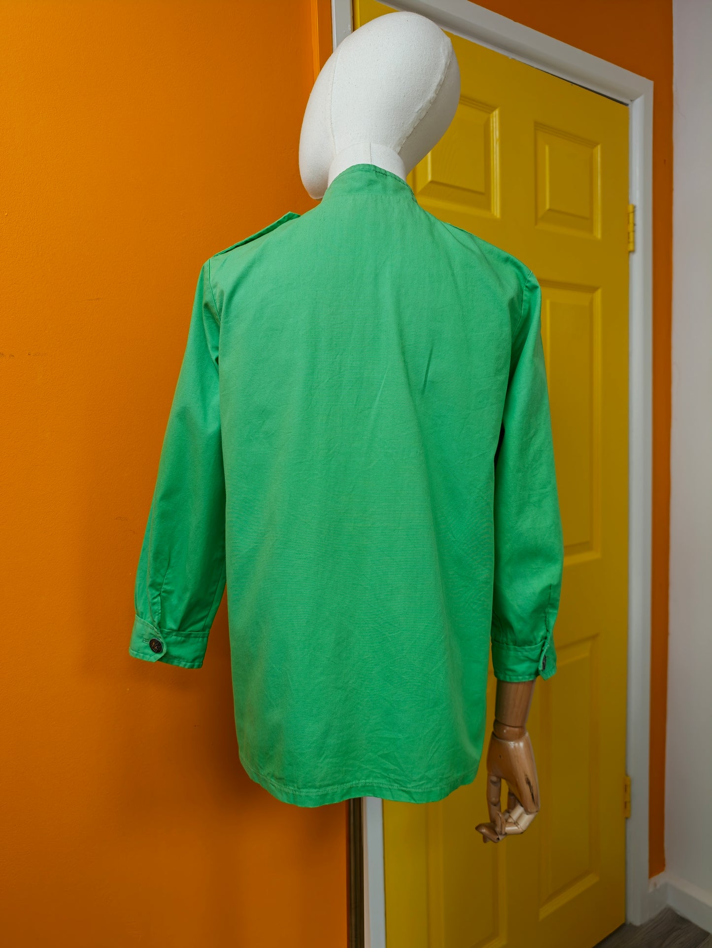 1960s Duke Sportswear green shirt/jacket - XS/S
