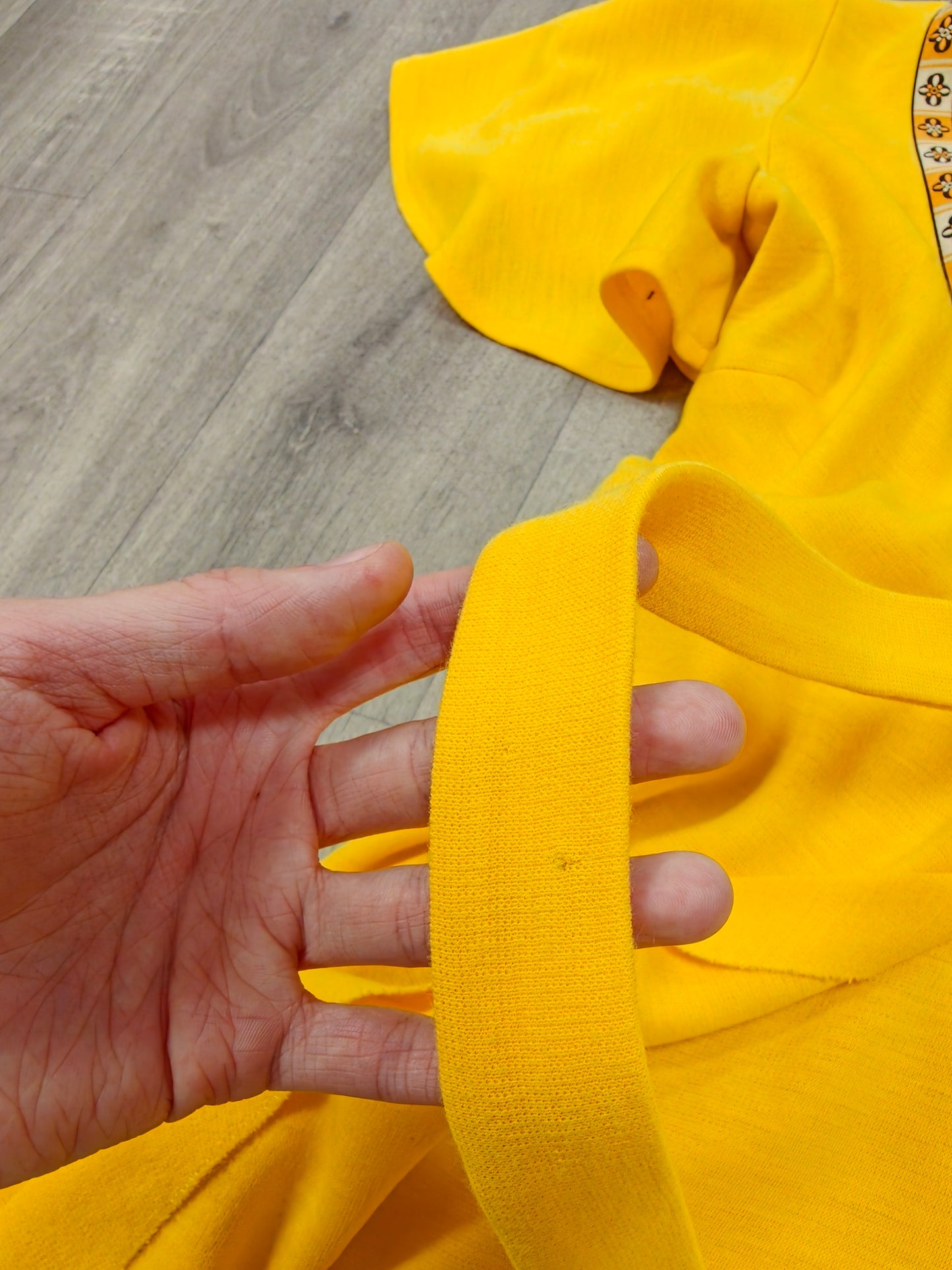 1970s Radley yellow wrap mini dress - XS/S
