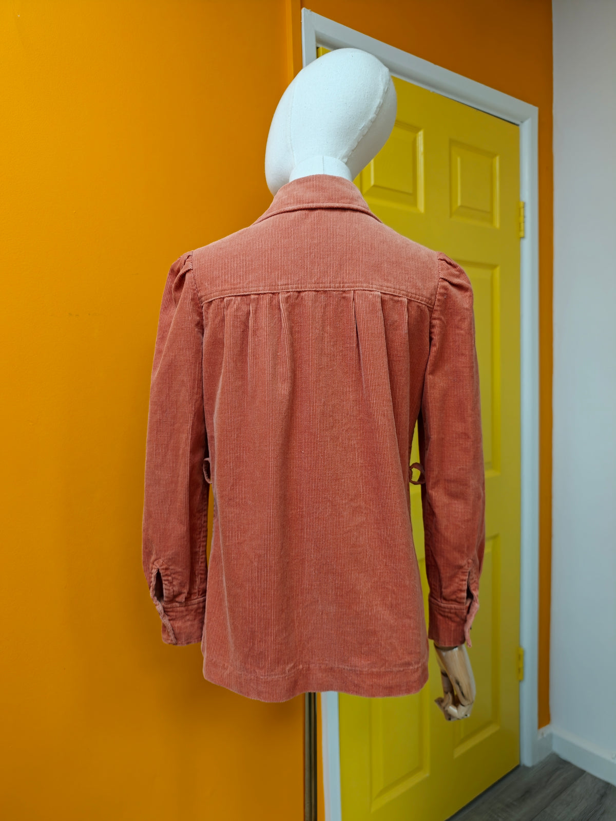 1970s belted corduroy jacket - XS/S