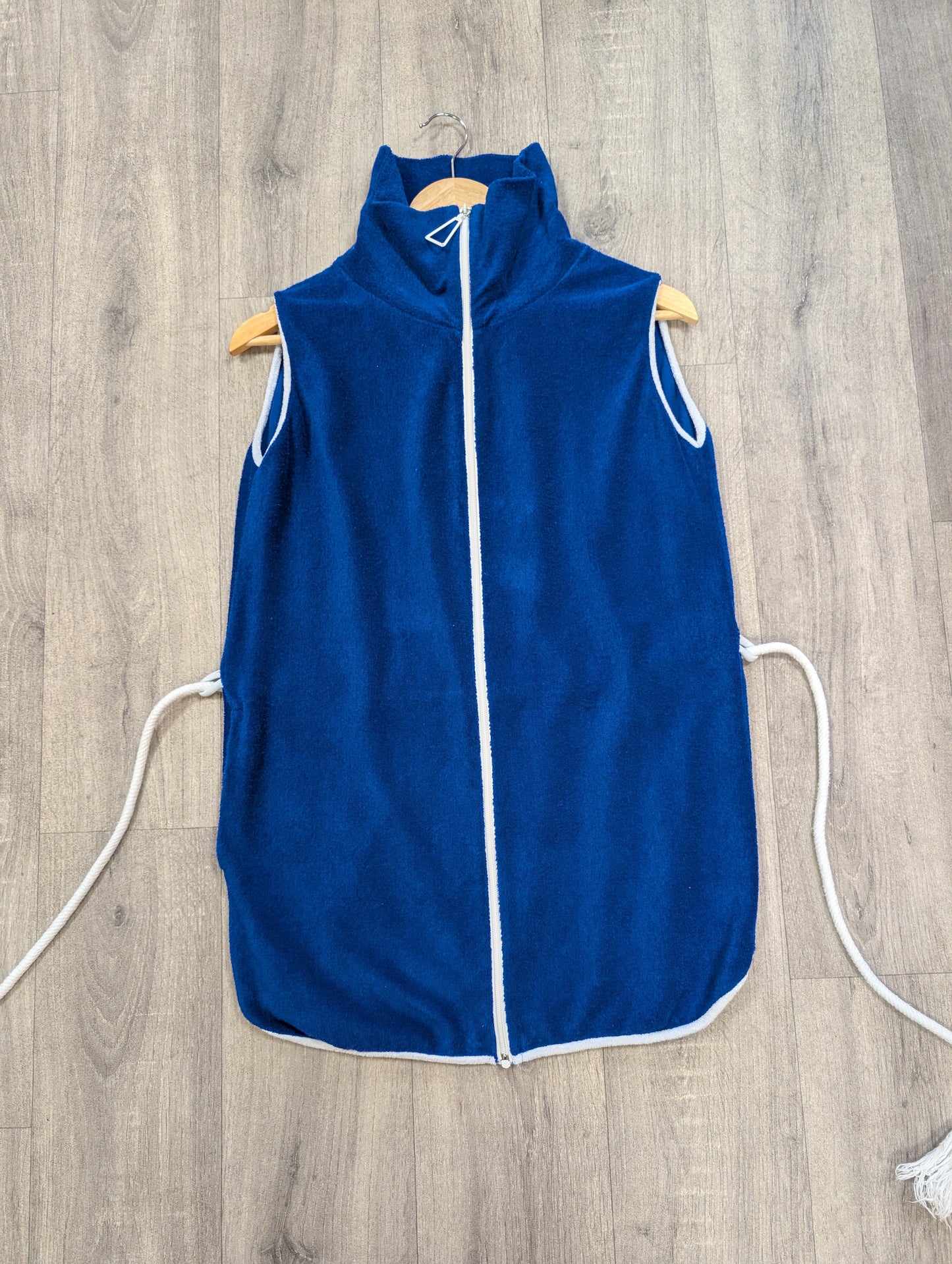 St Michael towelling zip up beach cover up