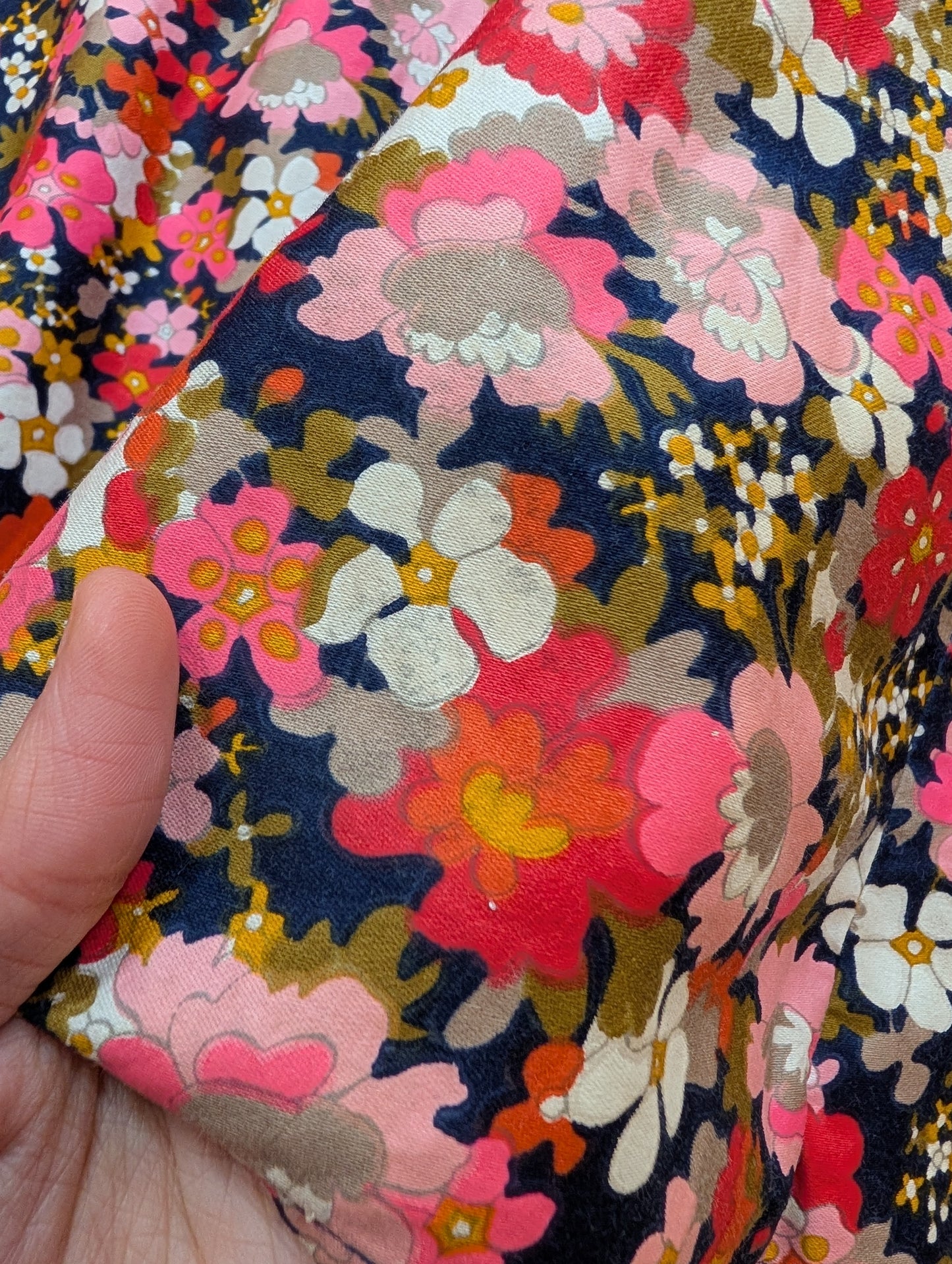 60s/70s St Michael cotton maxi dress - S/10