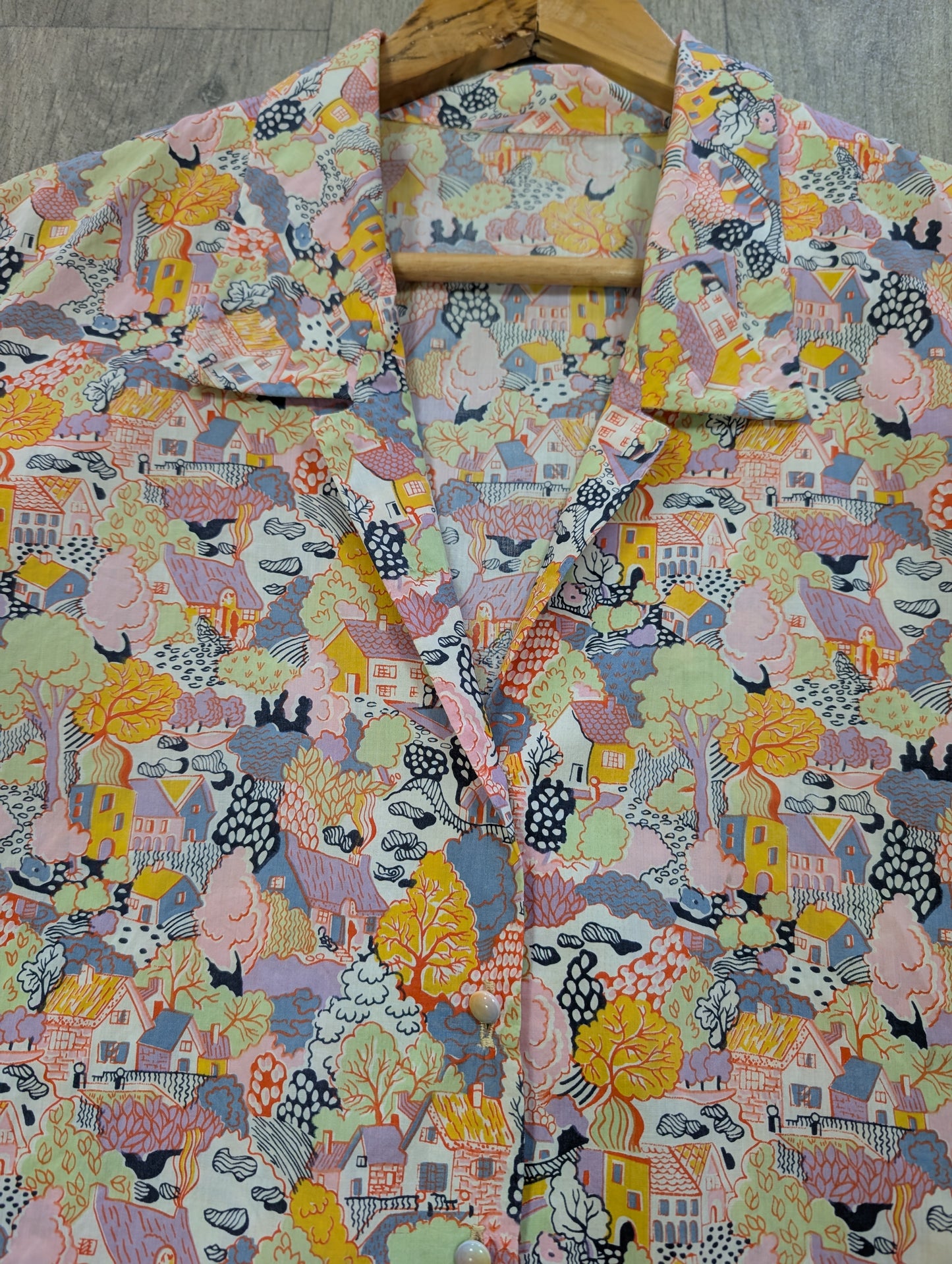 Liberty Heath View print shirt - M