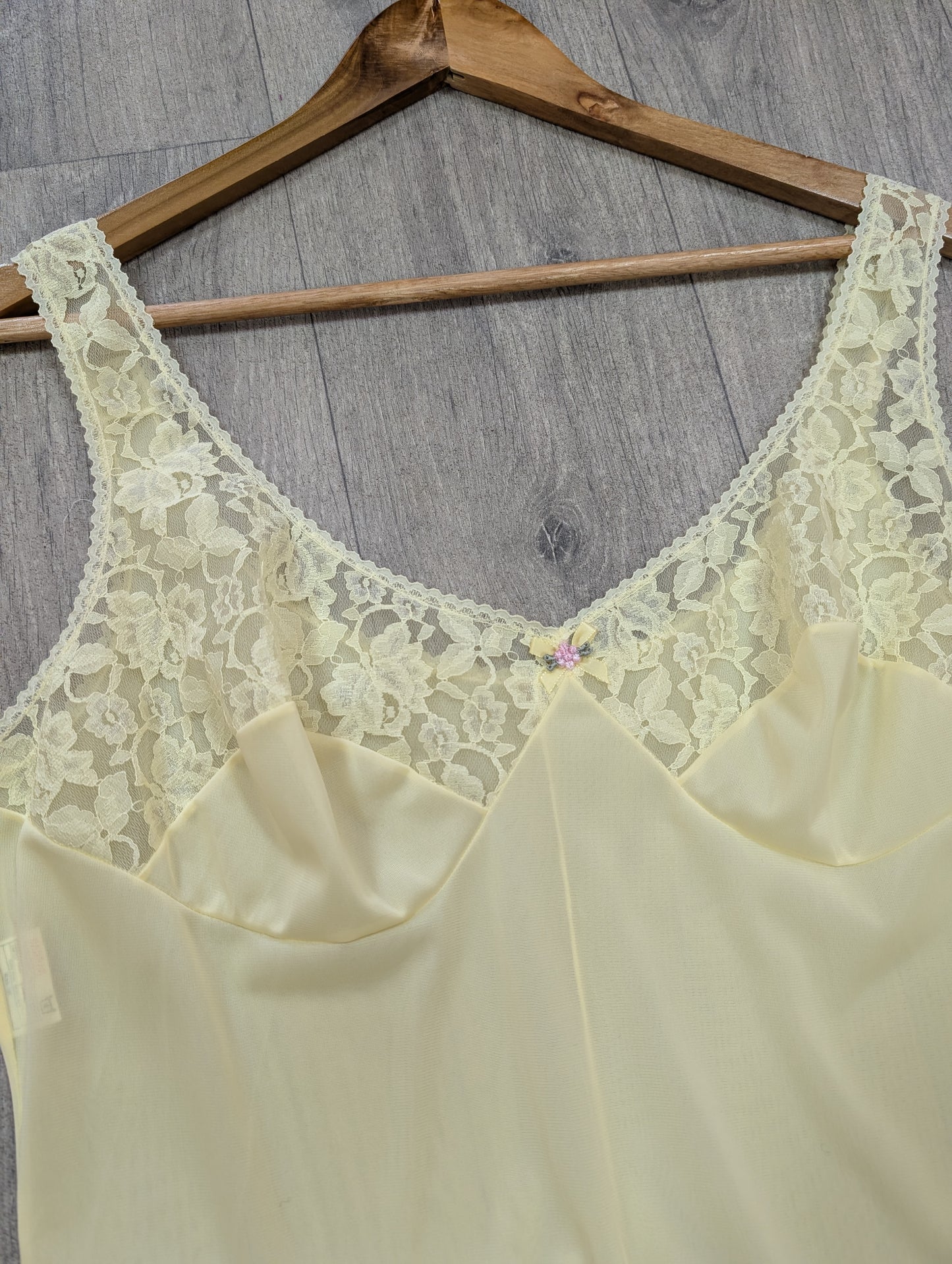 60s/70s Kayser yellow nightdress - M
