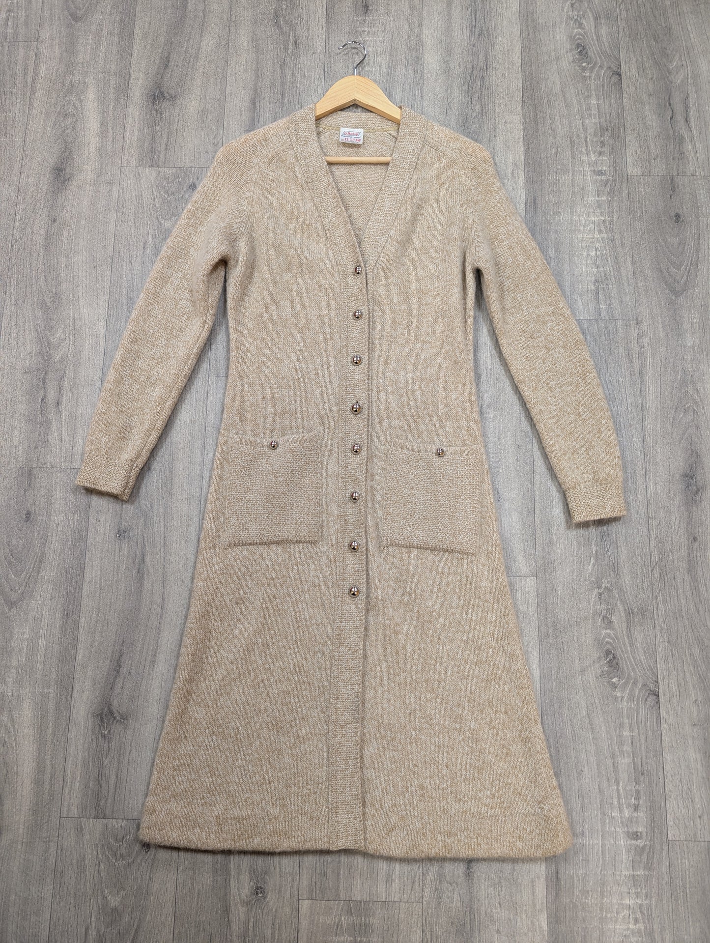 60s/70s St Michael shetland wool cardigan - XS/S