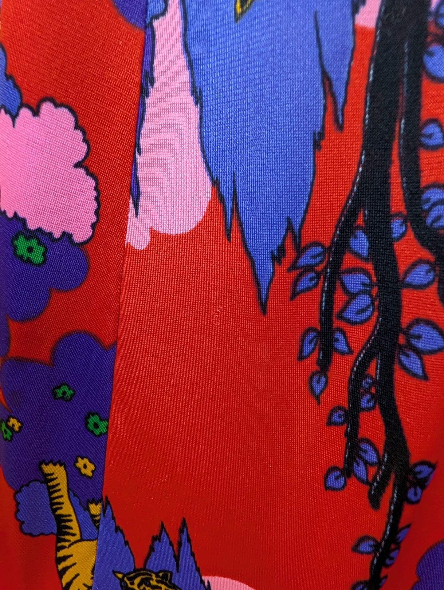 1970s Jantzen novelty tiger print dress - XS