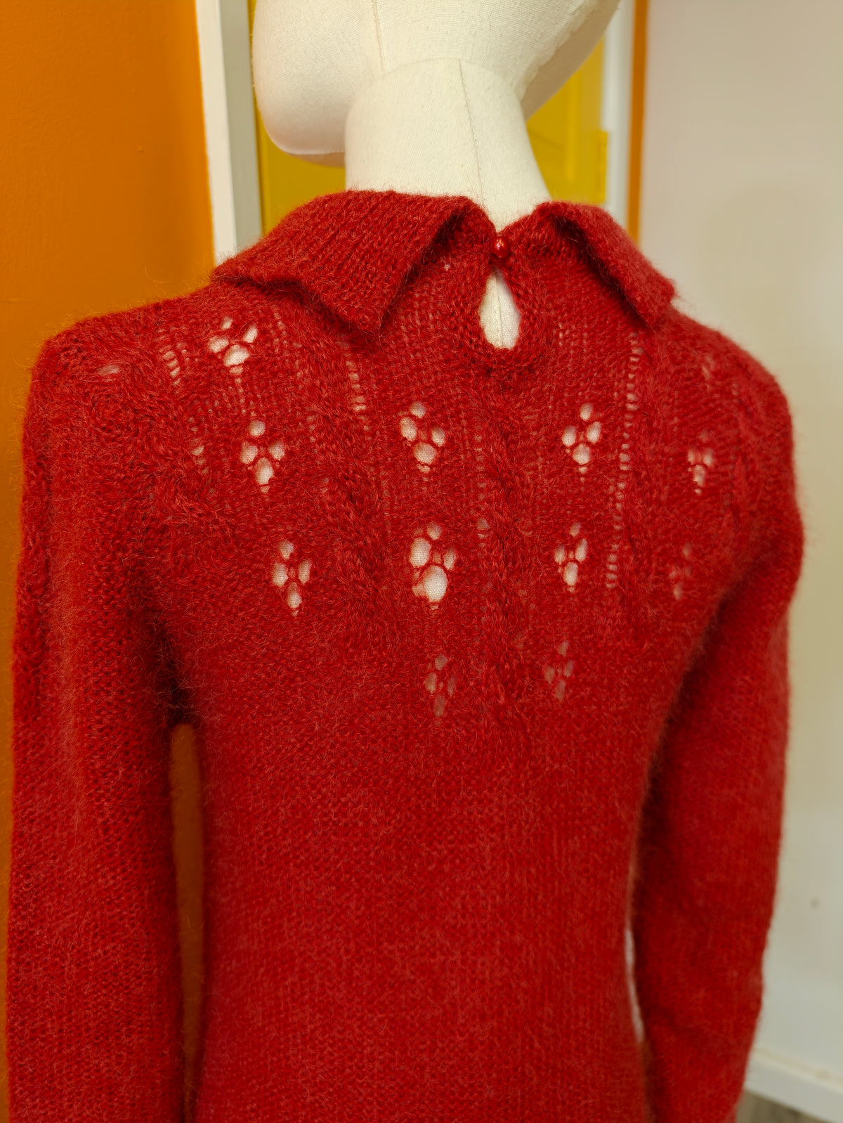 1980s French Connection mohair blend dress - XS/S