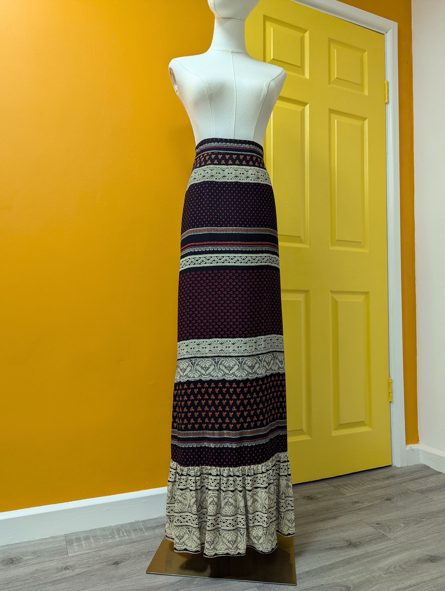 1970s Kati London blouse and maxi skirt - Size 6