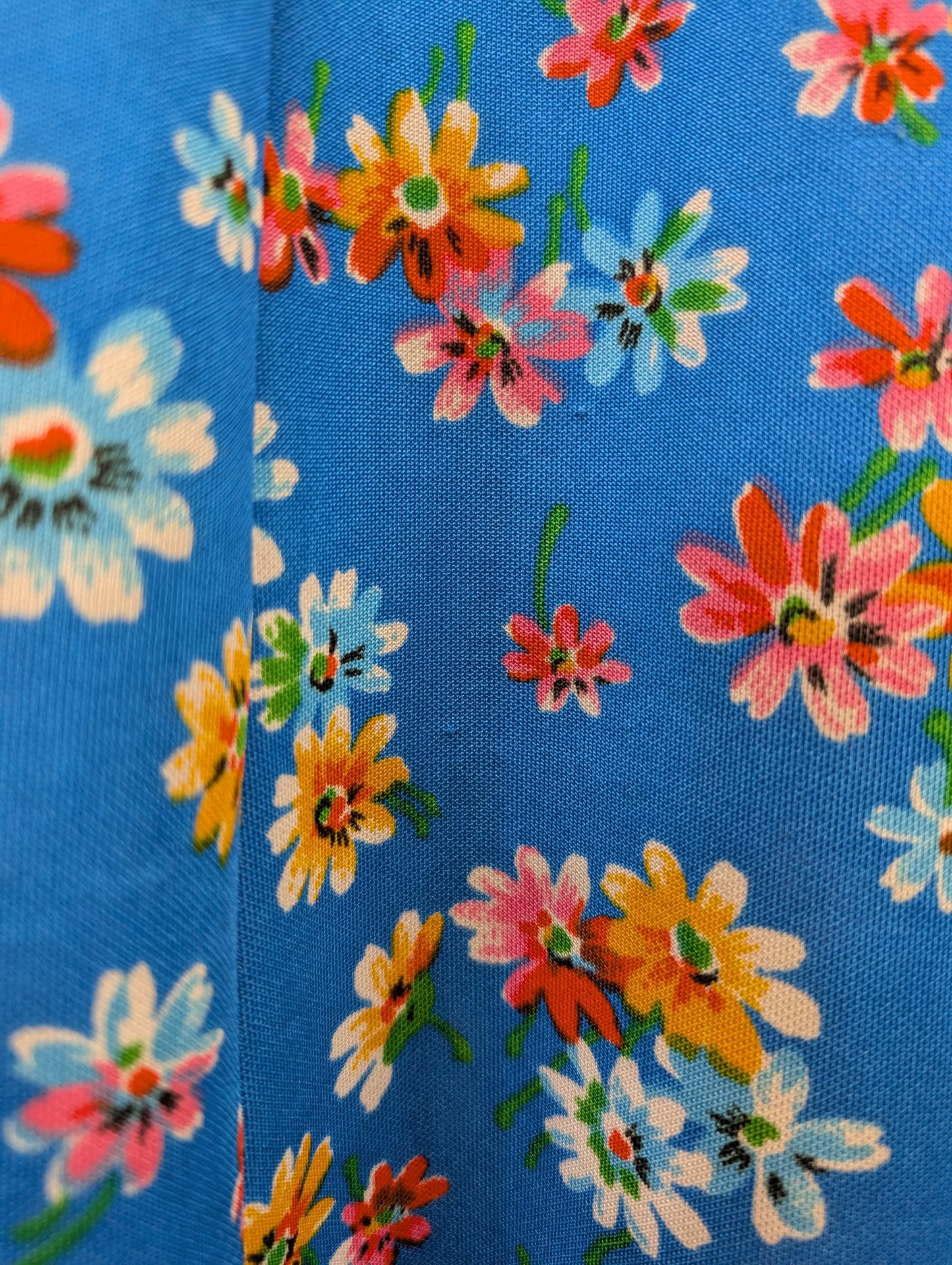 1970s floral maxi dress - S/8