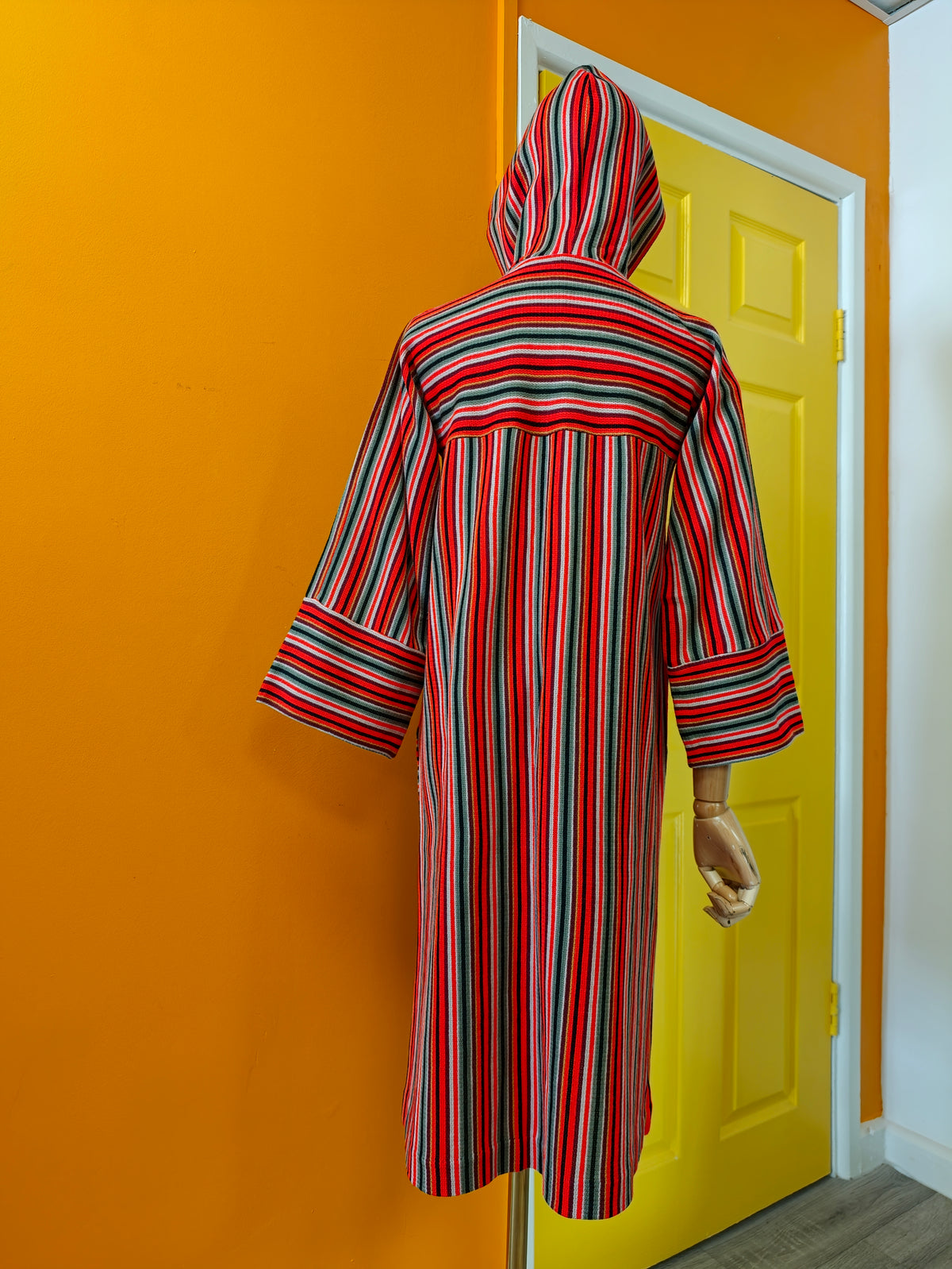 1970s Fantasia knitted hooded jacket - XS/S