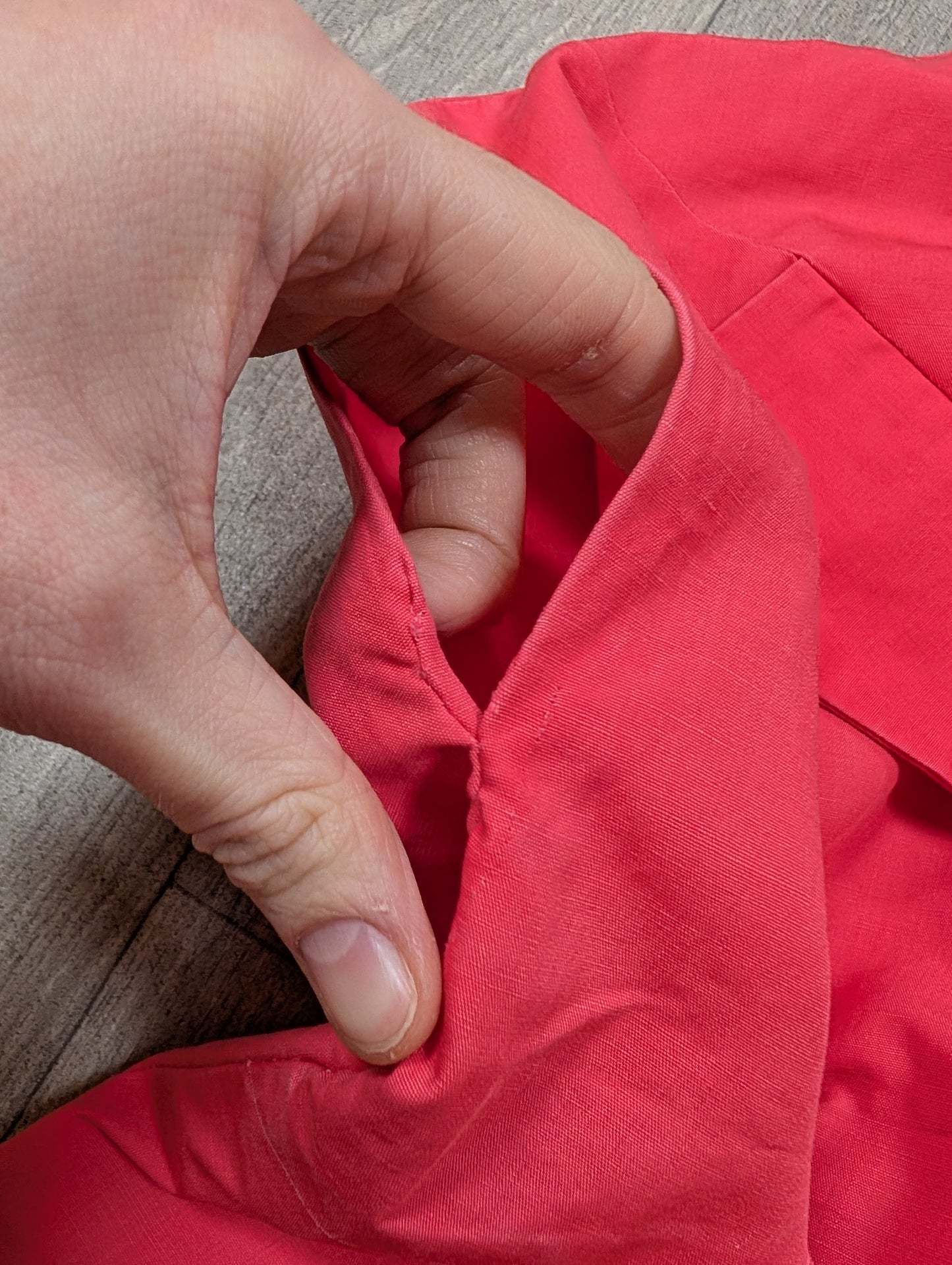 1950s Monique pink cotton blouse - S/M/10/12