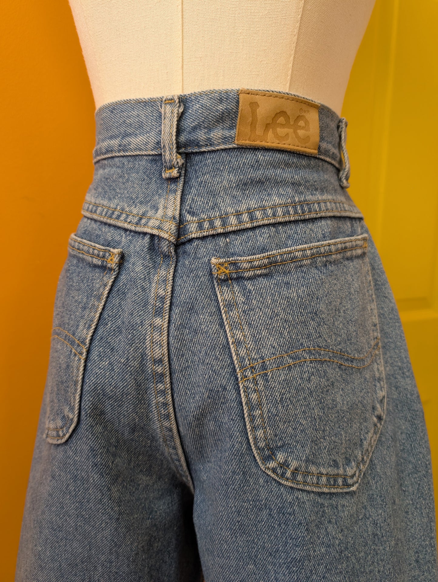 1990s Lee made in USA denim shorts - 28" waist
