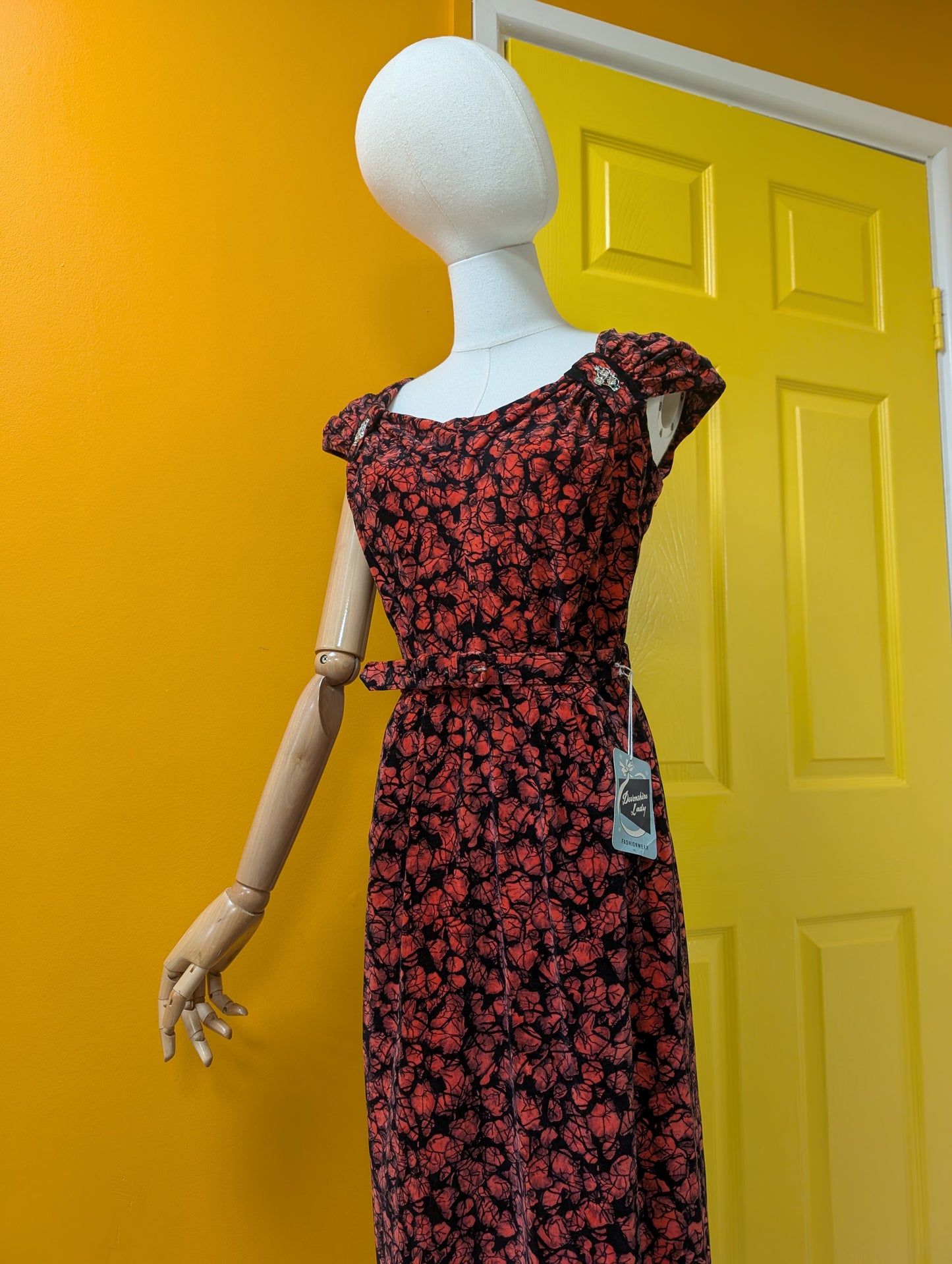 Deadstock 50s/60s Devonshire Lady dress - S/10