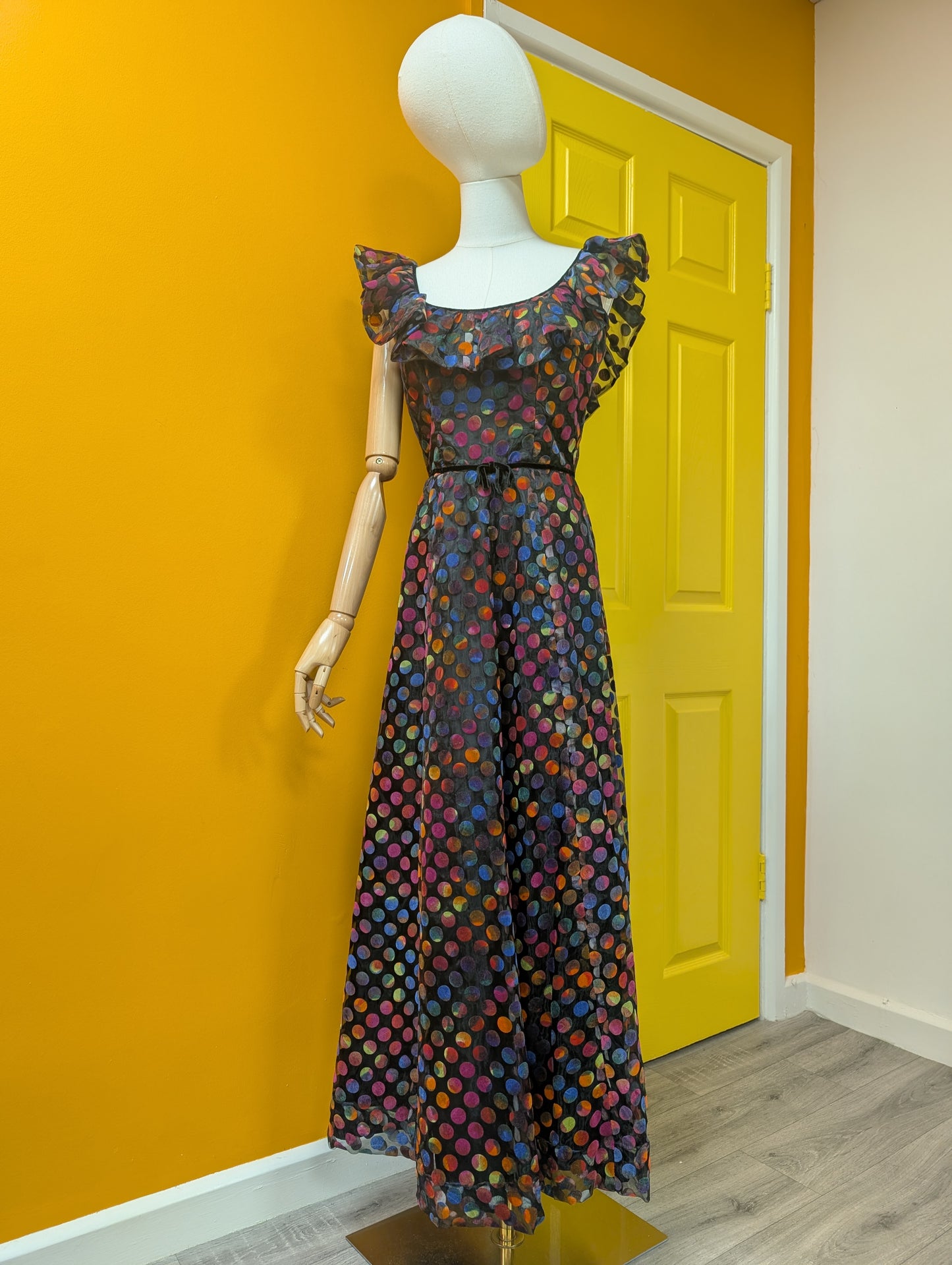 1970s Robert Dorland maxi dress - S/8