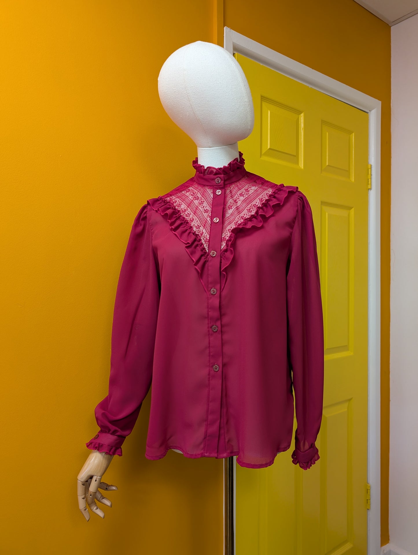 Late 1970s Linzi Separates blouse - S
