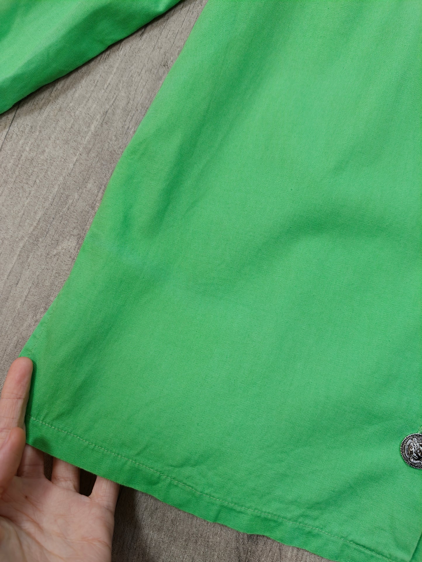 1960s Duke Sportswear green shirt/jacket - XS/S