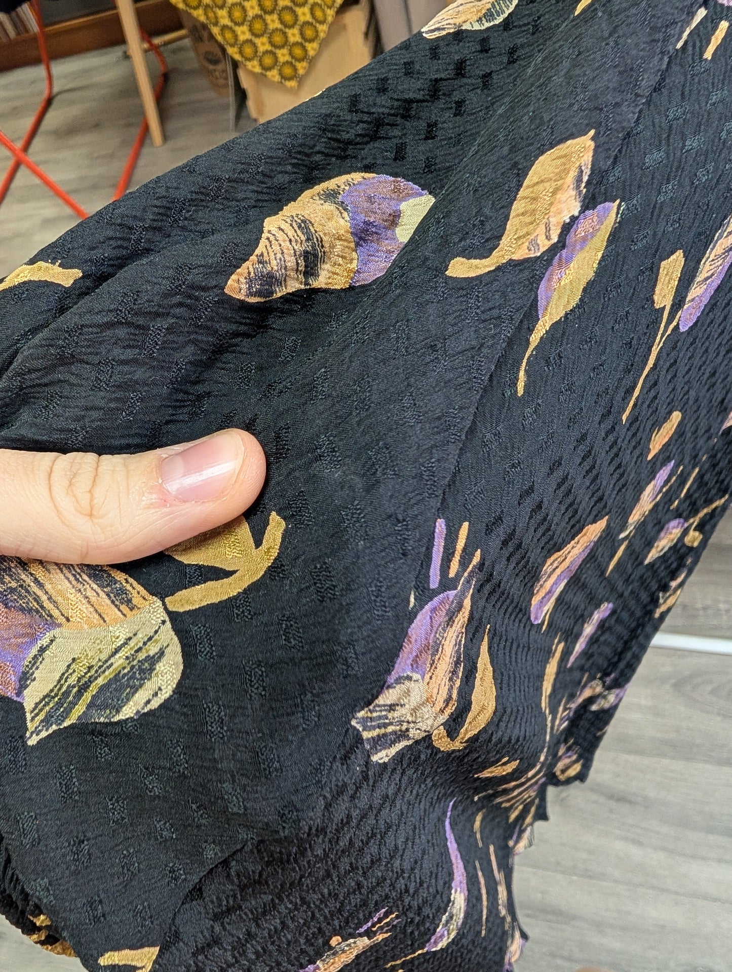 1980s Jean and Martin Pallant pure silk dress - XS/S
