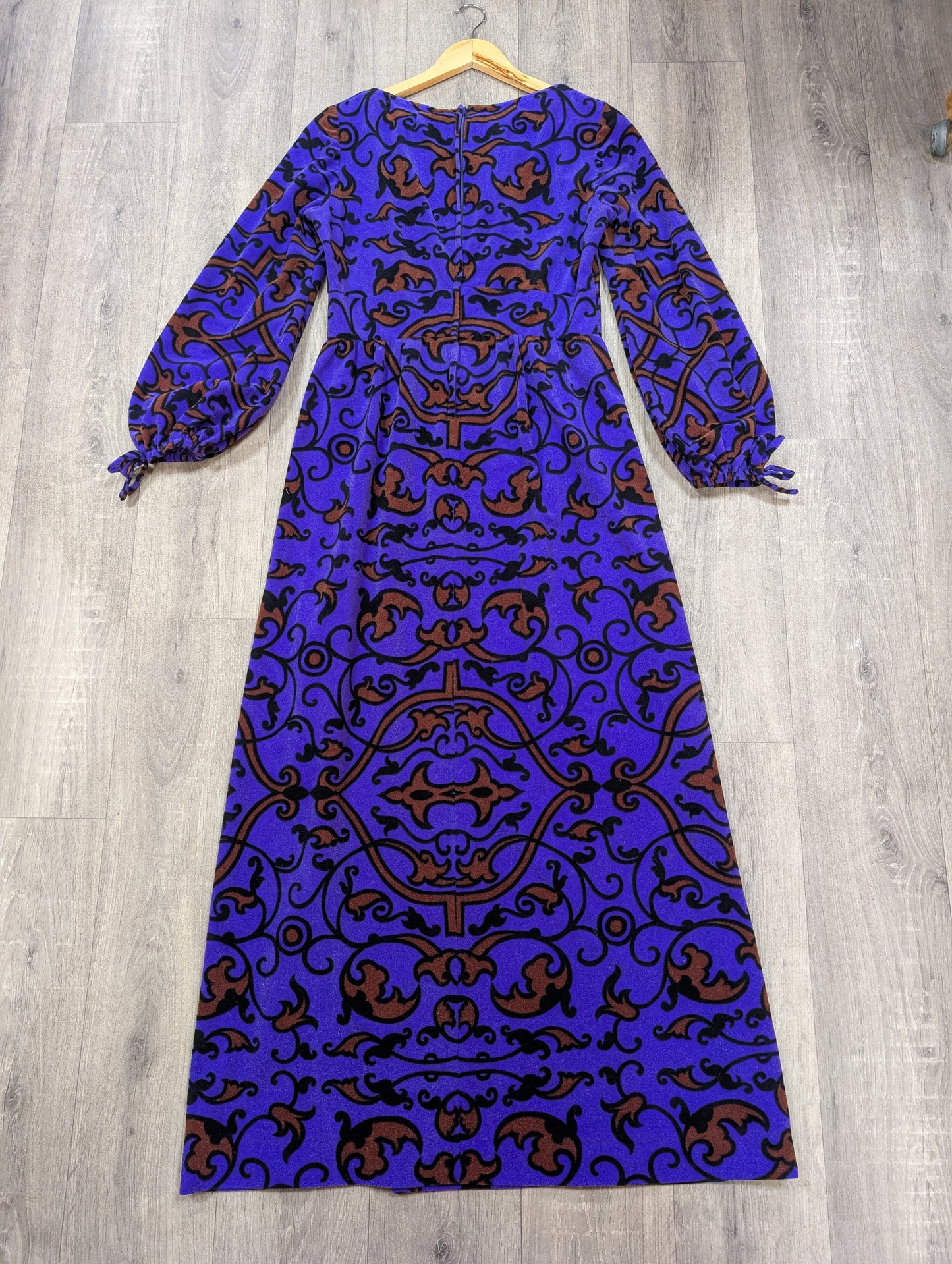 1970s Berkertex maxi dress - M/12