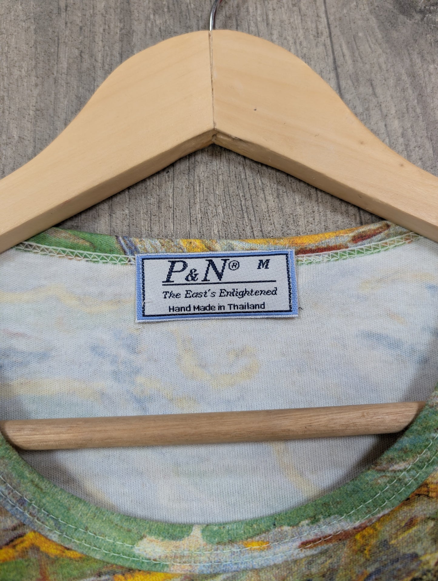 Y2K P&N The East's Enlightened Van Gogh print t-shirt - S/M
