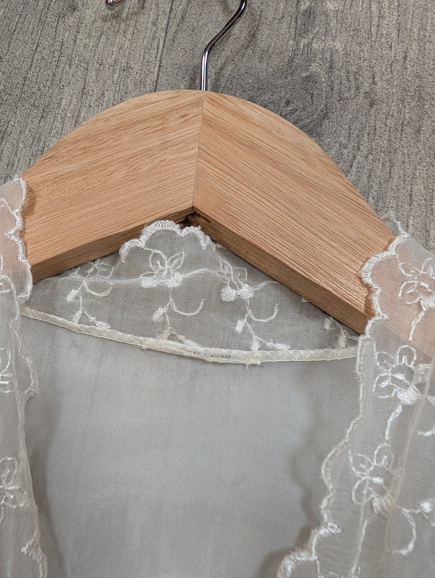 White sheer blouse - XS/S