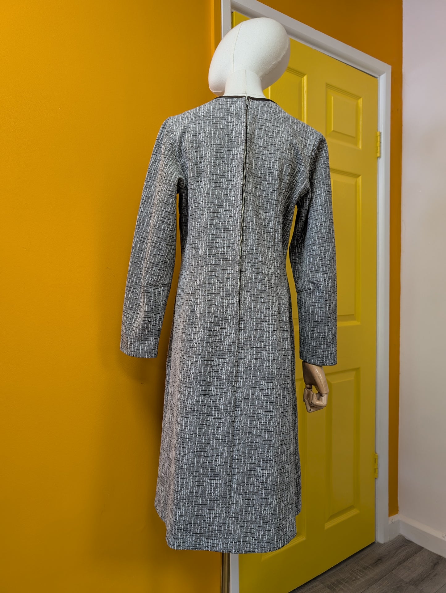 1960s crimplene dress - M/14