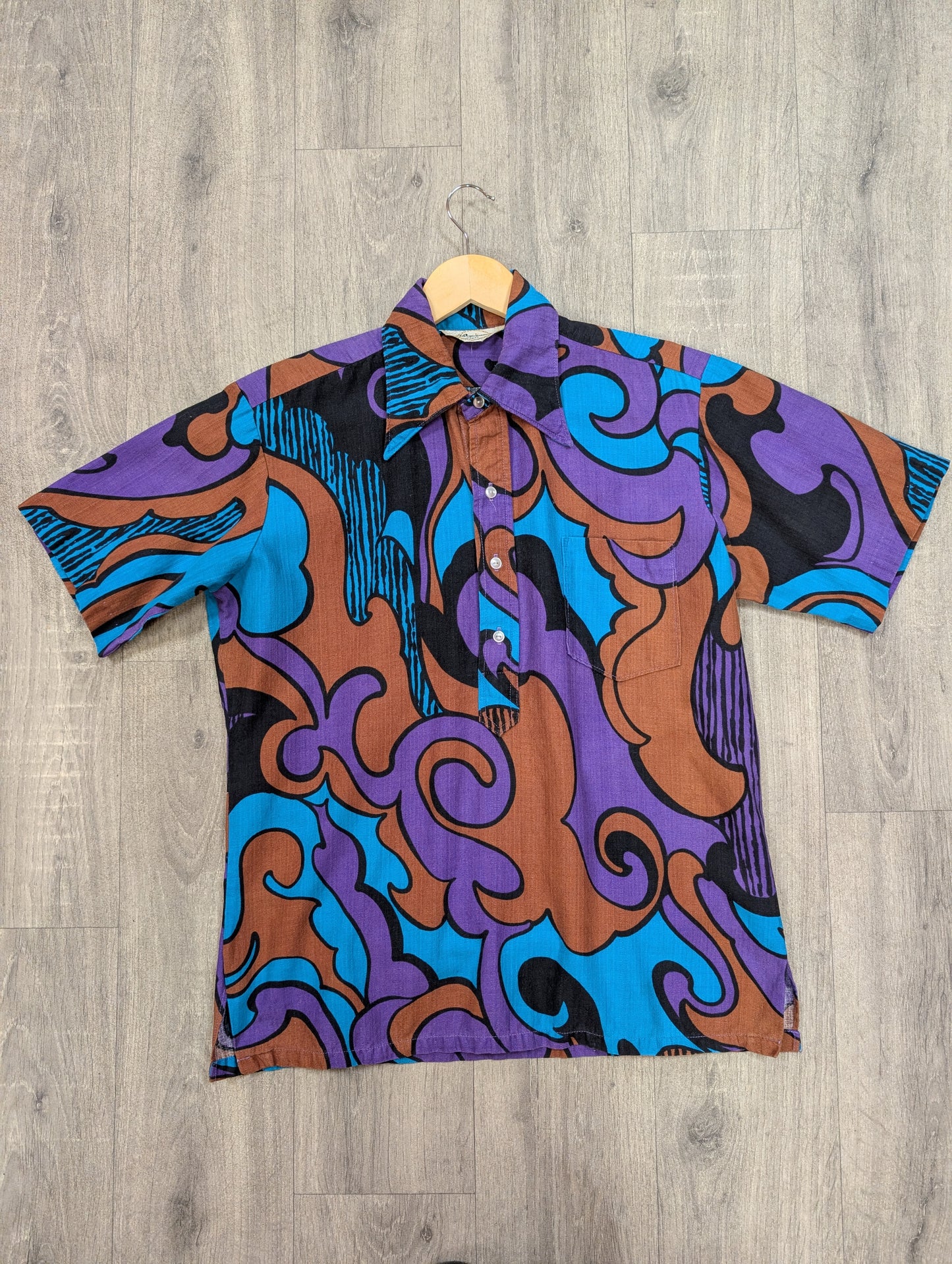 60s/70s Tropicana psychedelic Hawaiian shirt