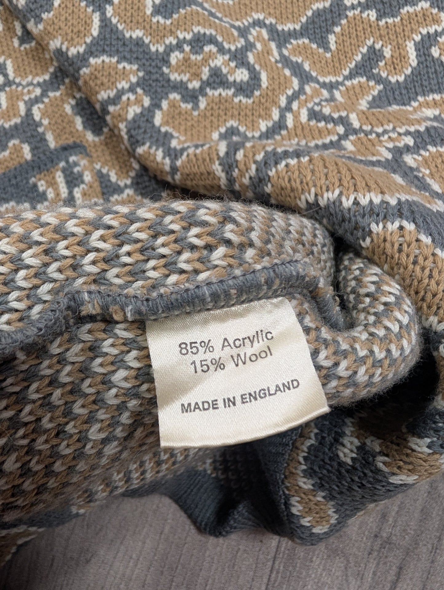 1980s Bill Gibb wool blend cardigan - S/M