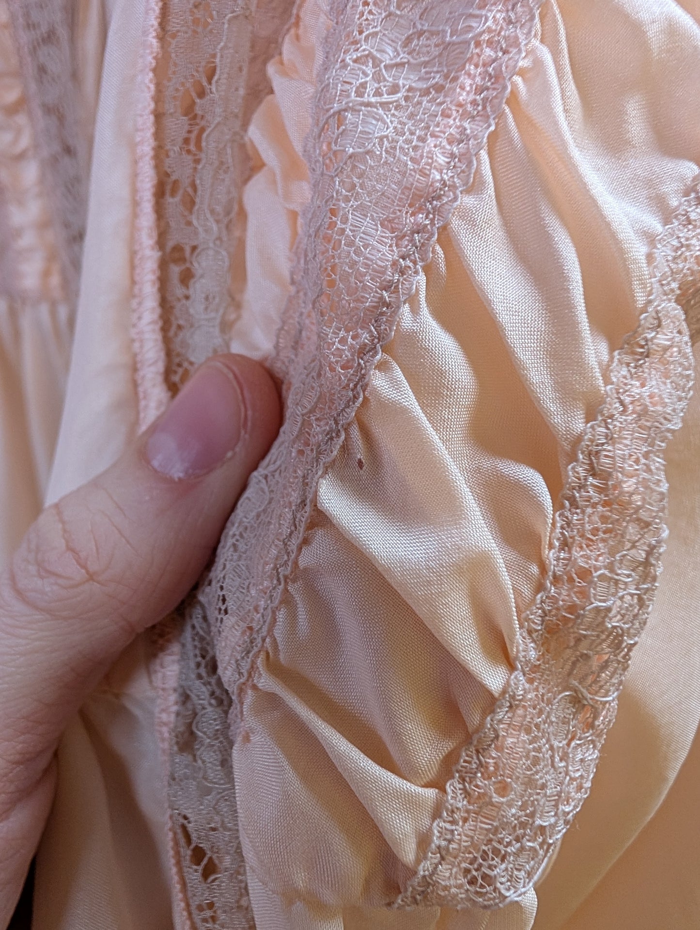 Gorgeous 70s/80s Janet Reger silk peignoir