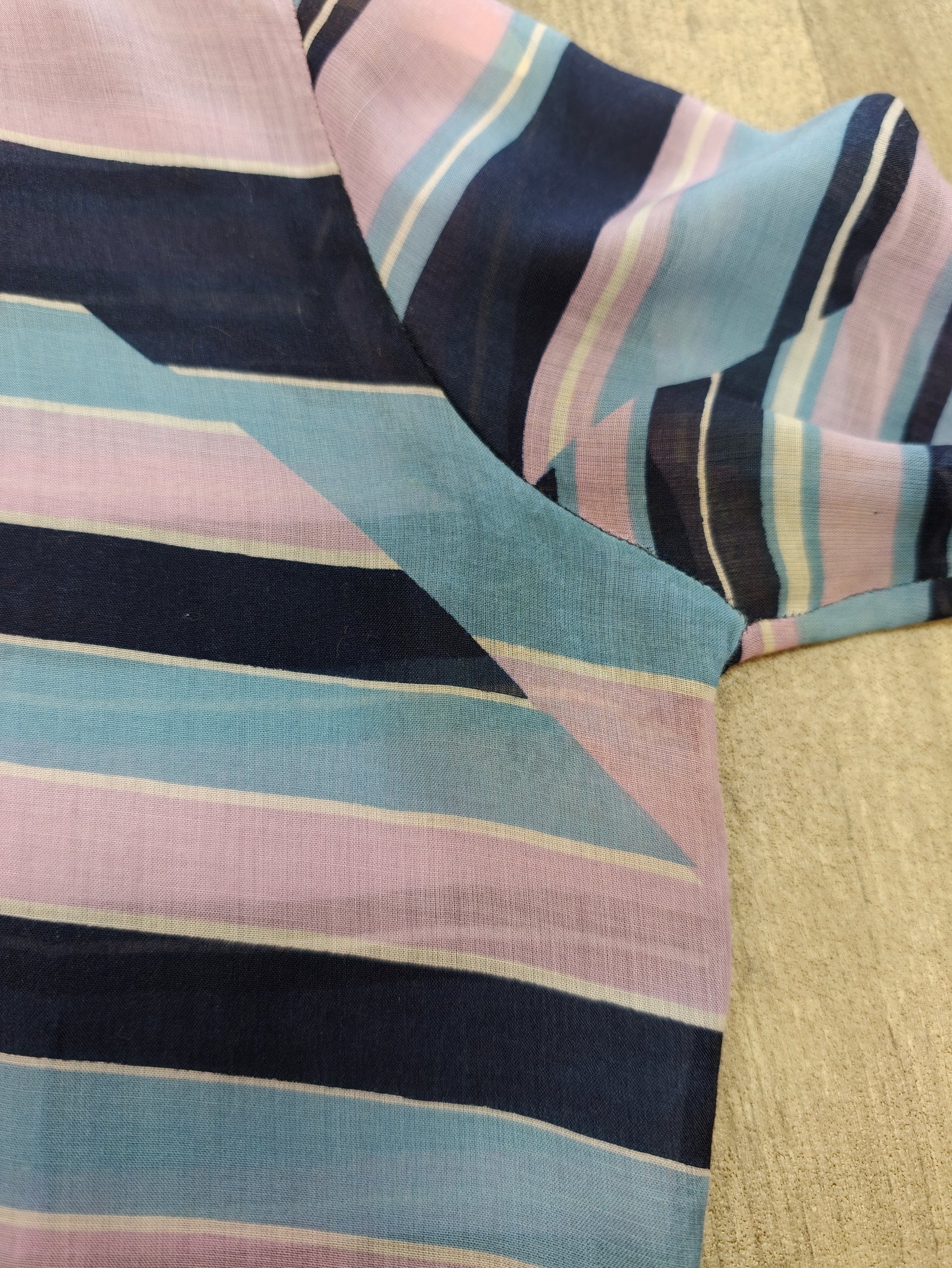 1970s Mark Roberts balloon sleeve shirt - S/M