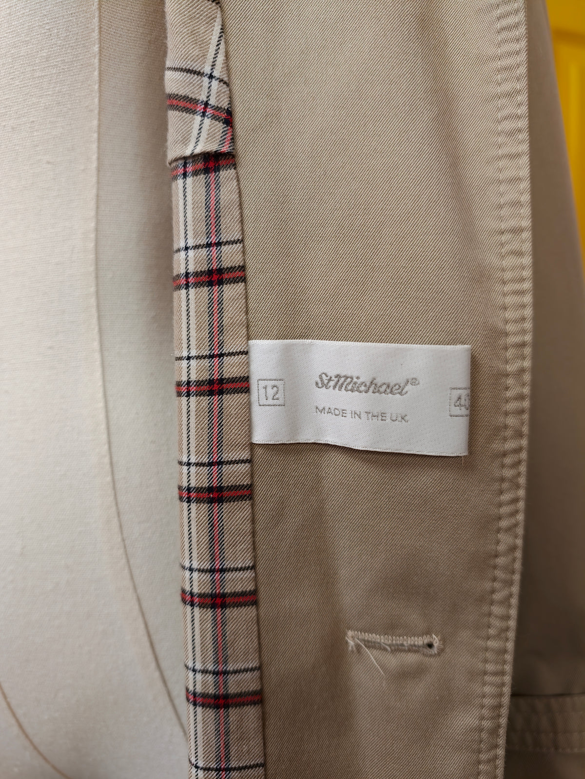1980s St Michael trench coat - S