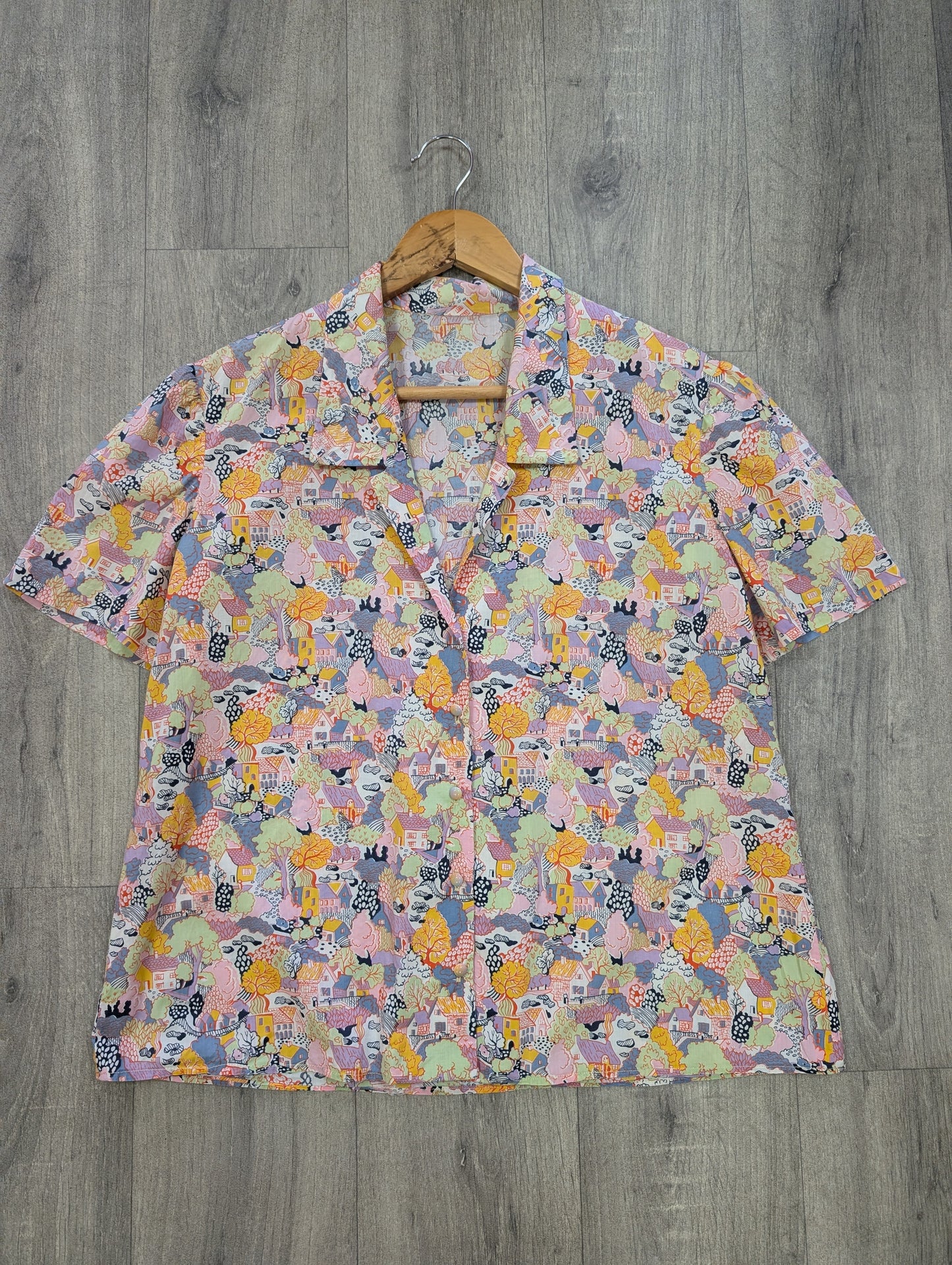 Liberty Heath View print shirt - M