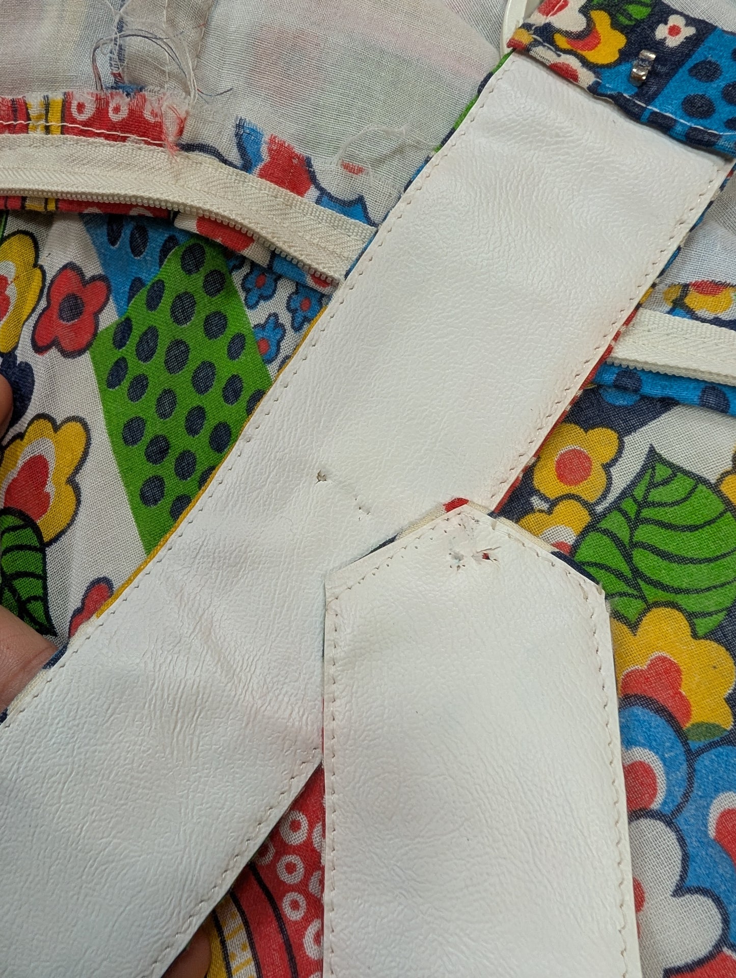 1970s Shubette patchwork print halter neck maxi dress - S/8