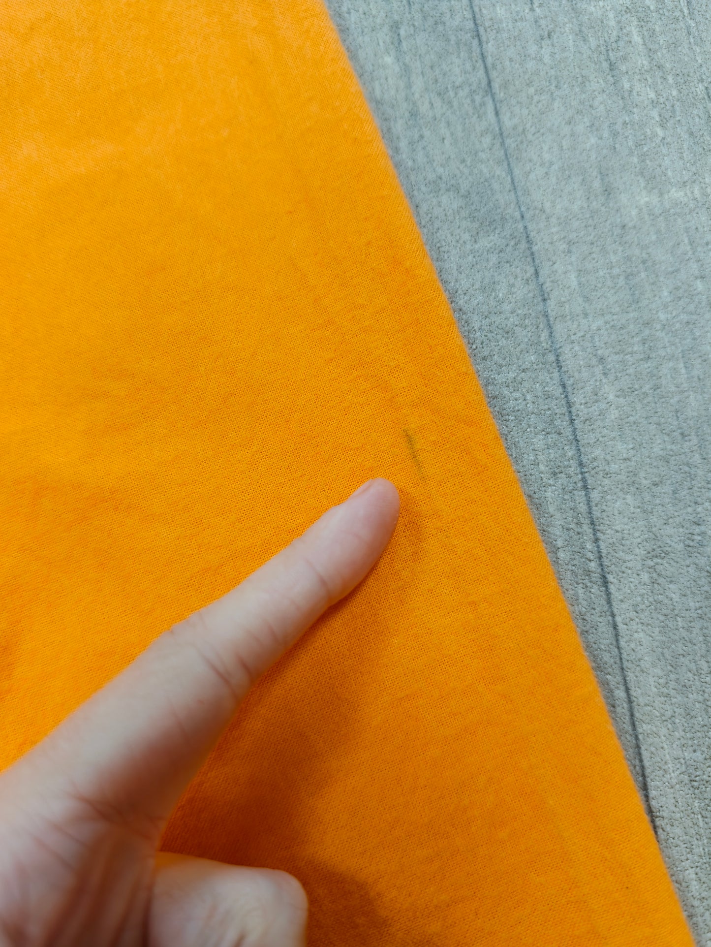 1960s psychedelic orange brushed cotton pyjamas - S