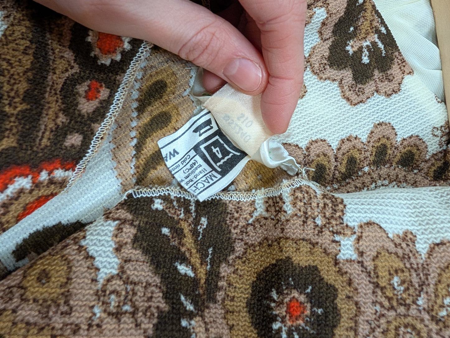 1970s West Park hooded dress - S