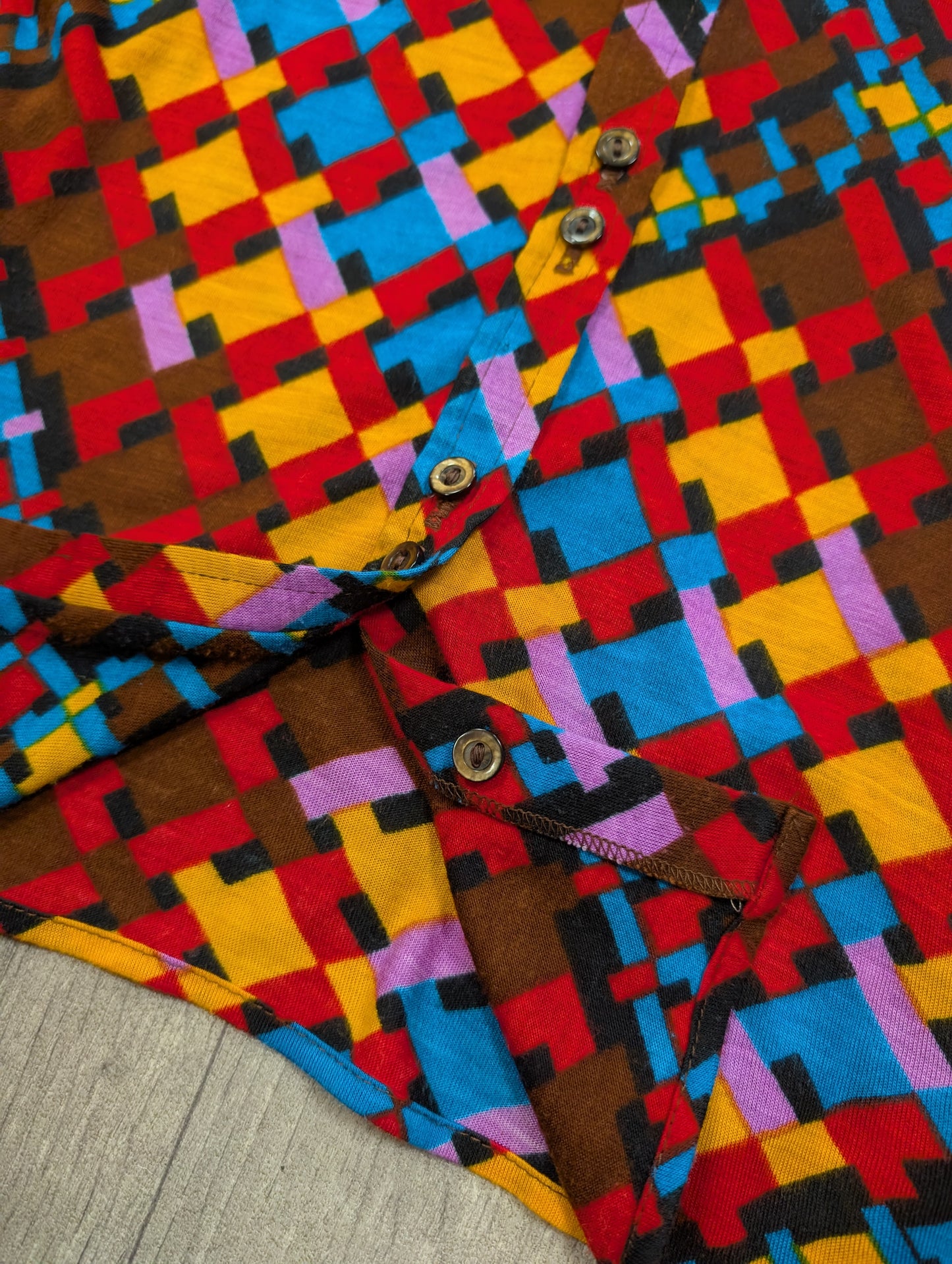 1970s St Michael dagger collar shirt - XS/S