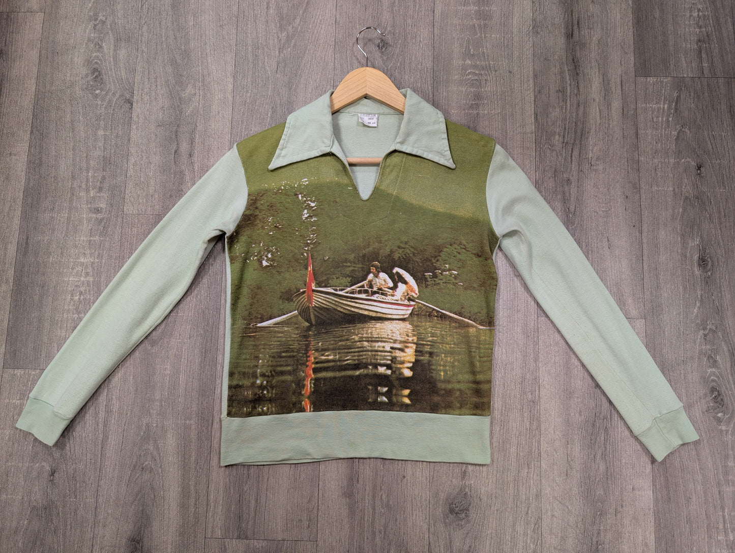 1970s novelty photo print cotton t-shirt