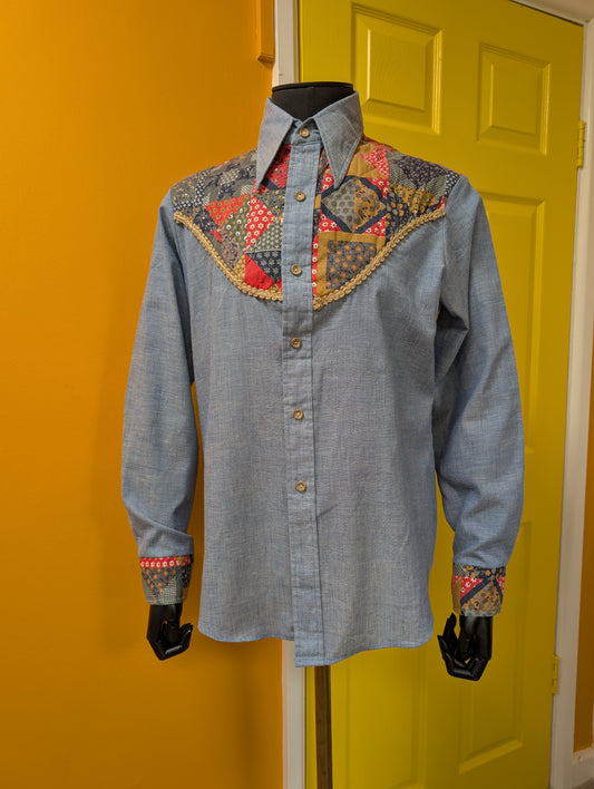 1970s Alfie California western shirt