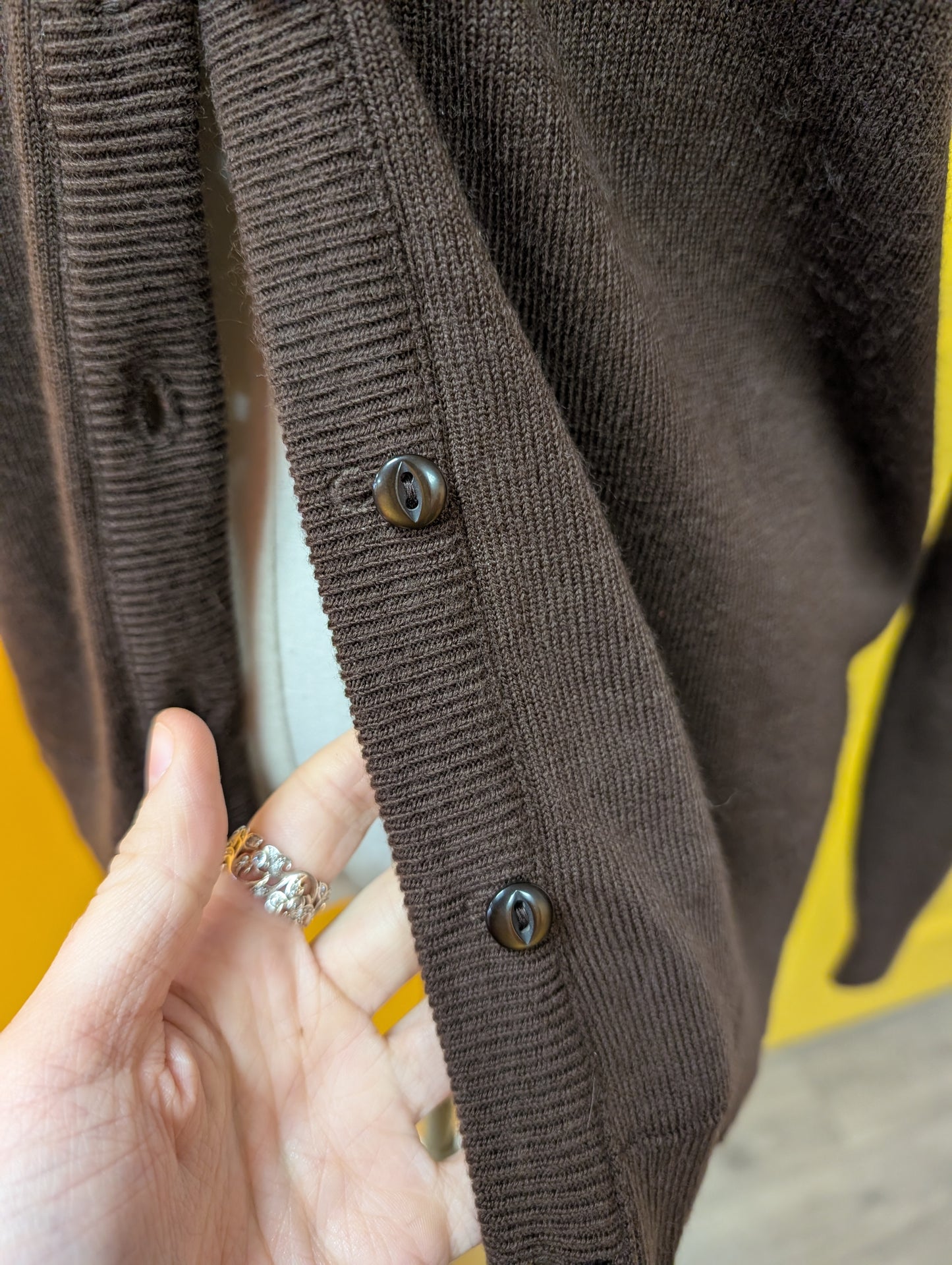 Czarina brown cardigan - S